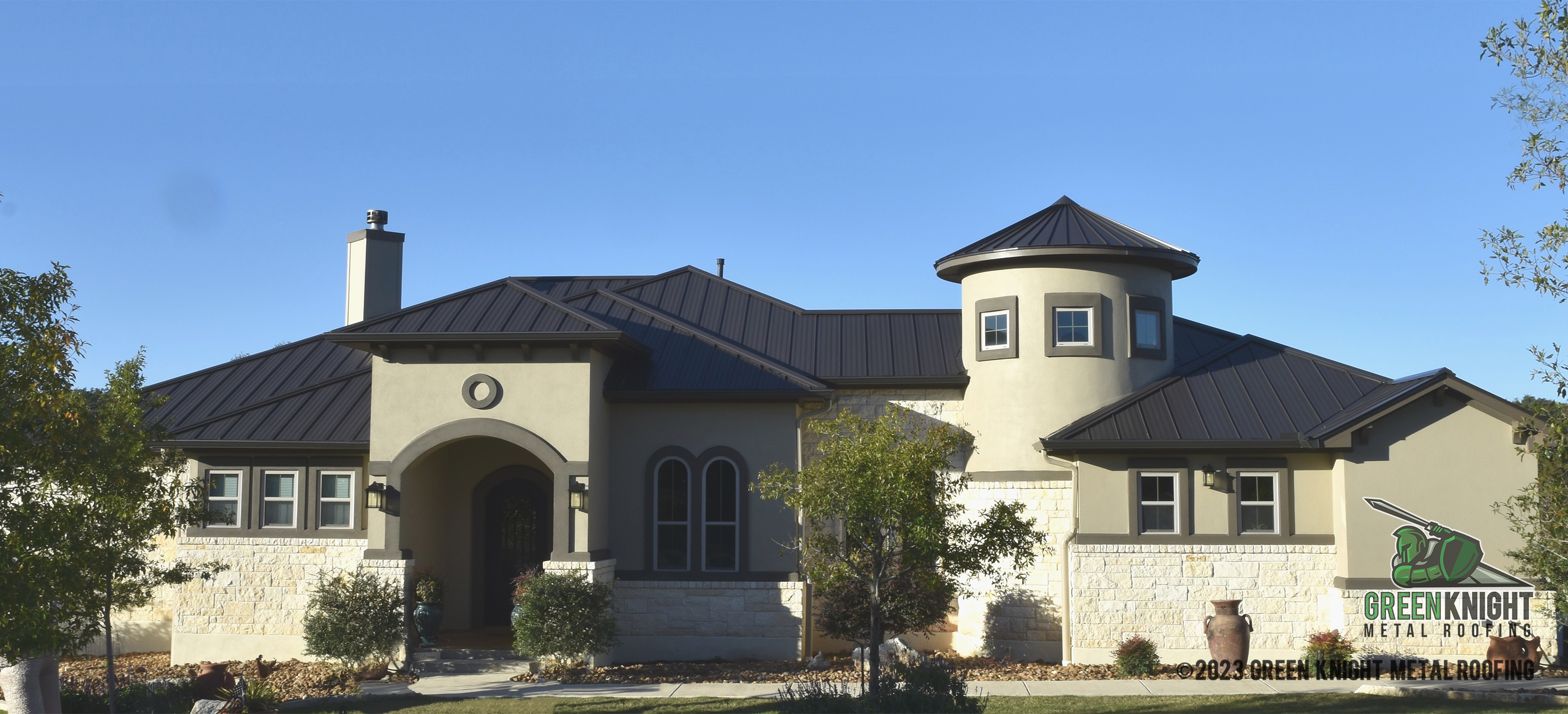 Experience the elegance and durability of our expert installations at Green Knight® Metal Roofing, where quality meets style.