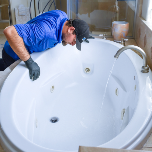 At Deer Valley Plumbing & Air Conditioning, we ensure your plumbing is in top shape with meticulous inspections like this one.