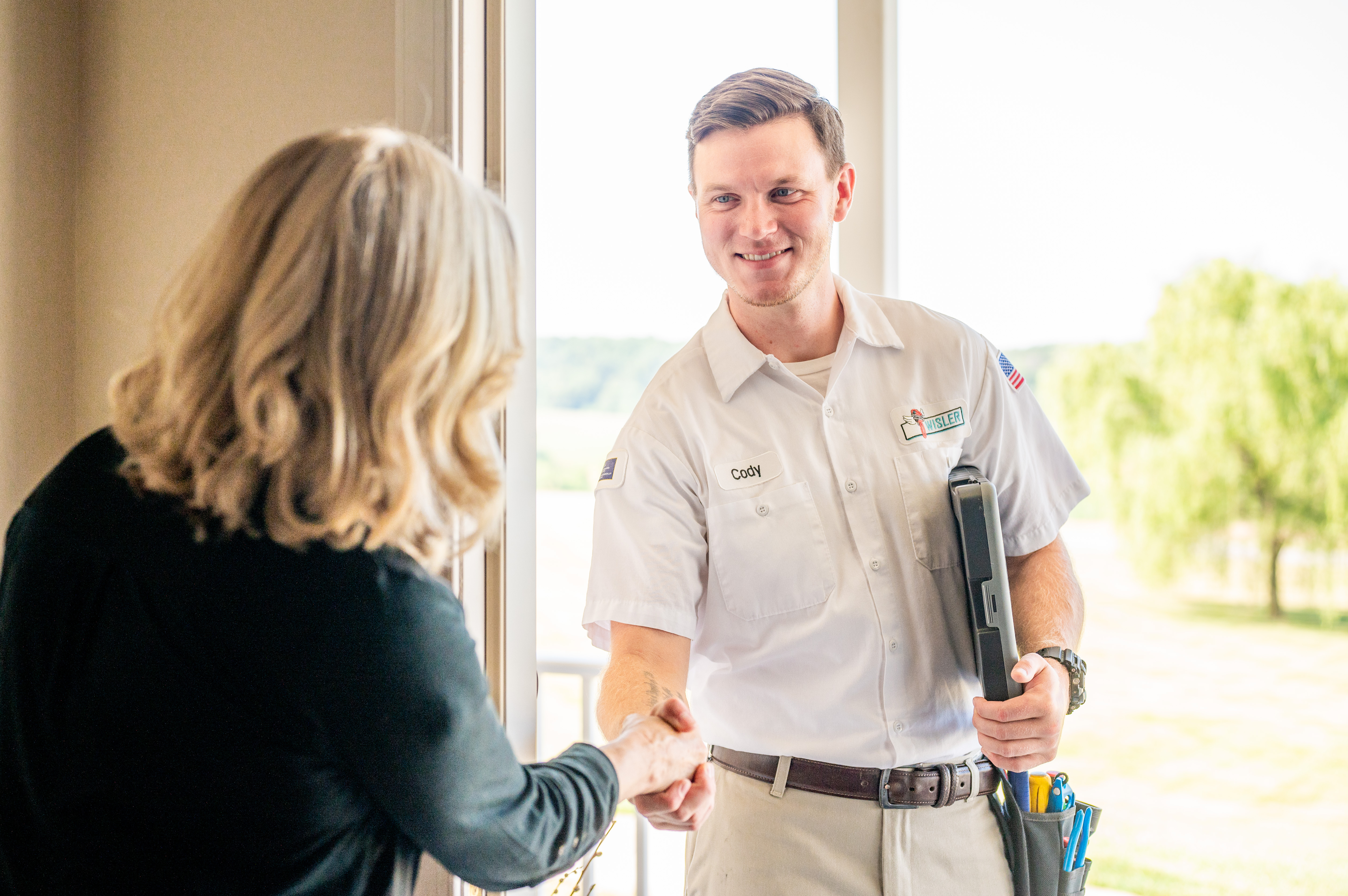Experience top-tier customer service and professionalism with Wisler Plumbing, Heating, Cooling, and Electrical.