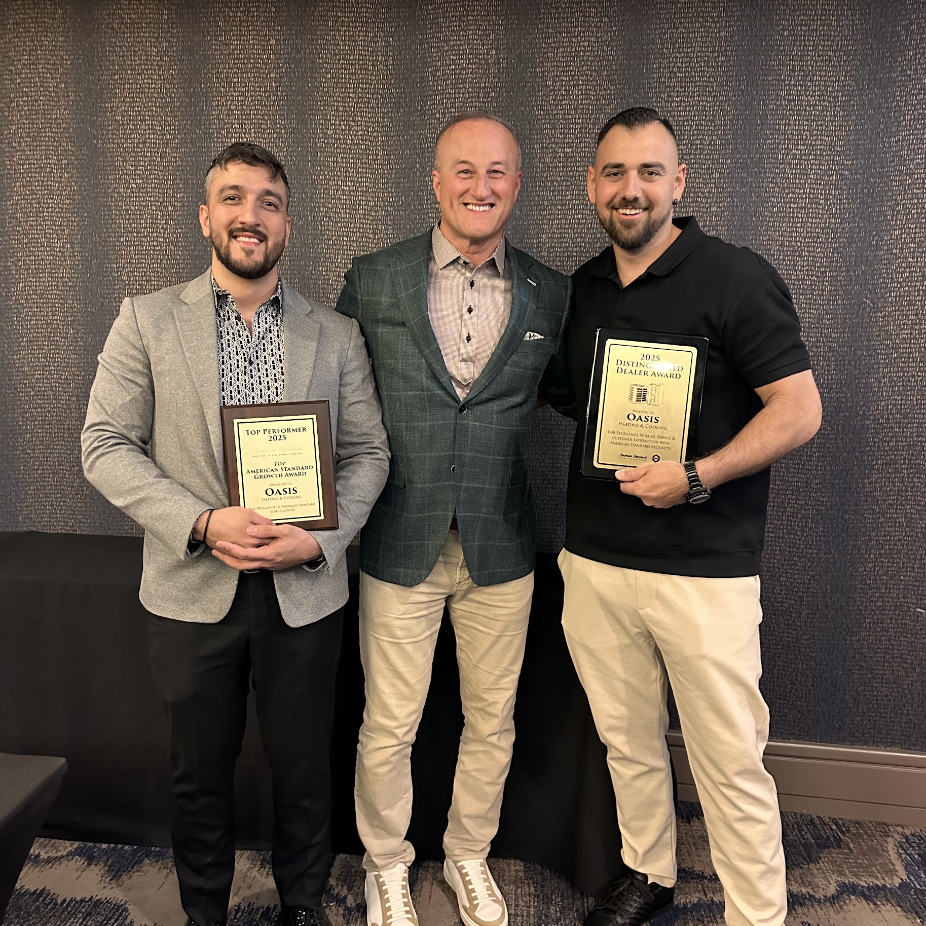 Proud moments like these highlight Oasis Heating and Cooling’s commitment to excellence and trusted customer service.