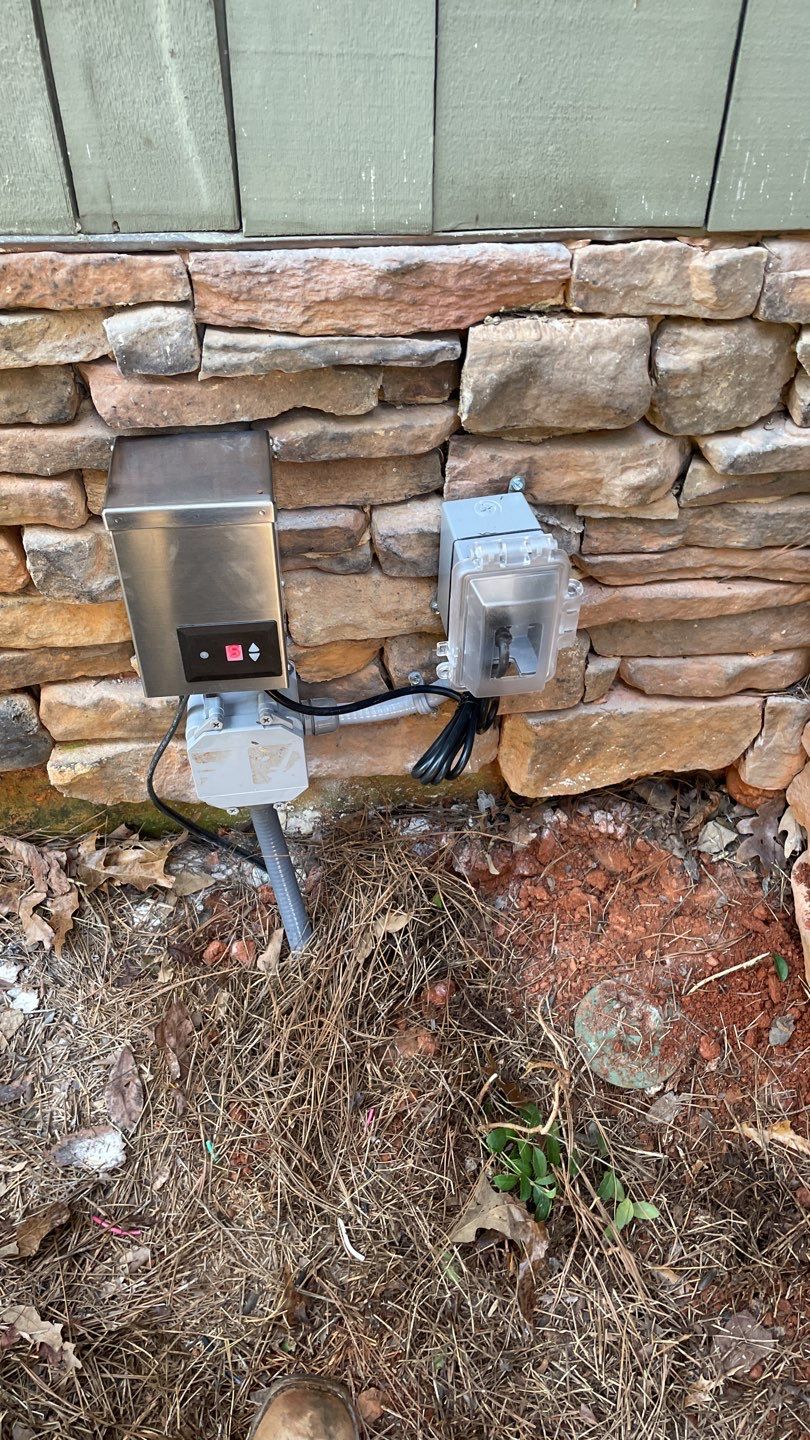 C&T Electric LLC demonstrates durable outdoor electrical installations with weatherproof enclosures and tidy conduit for lasting safety and reliability.