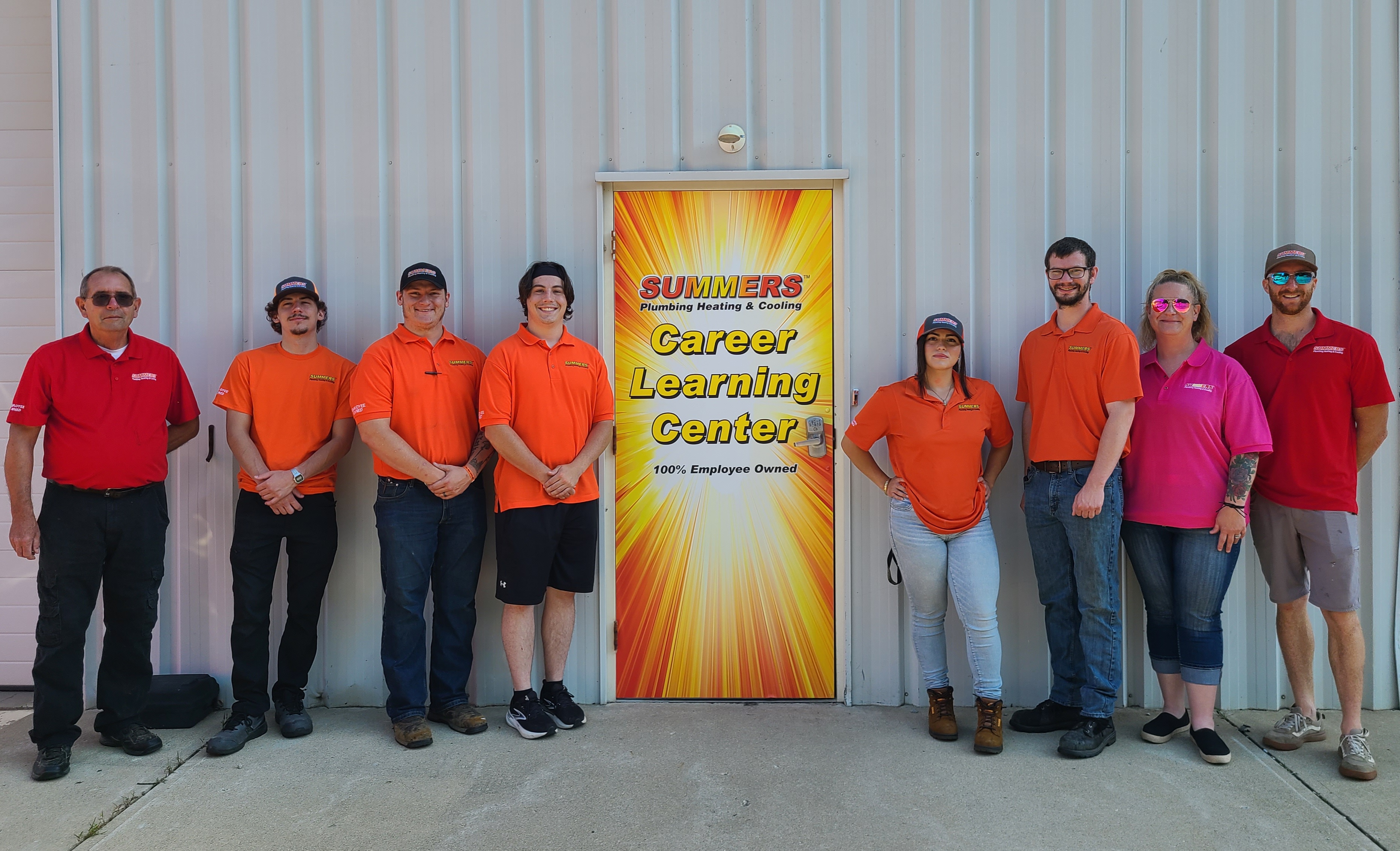 Empower your career with Summers Plumbing Heating & Cooling, where employee development is a priority in our 100% employee-owned business.