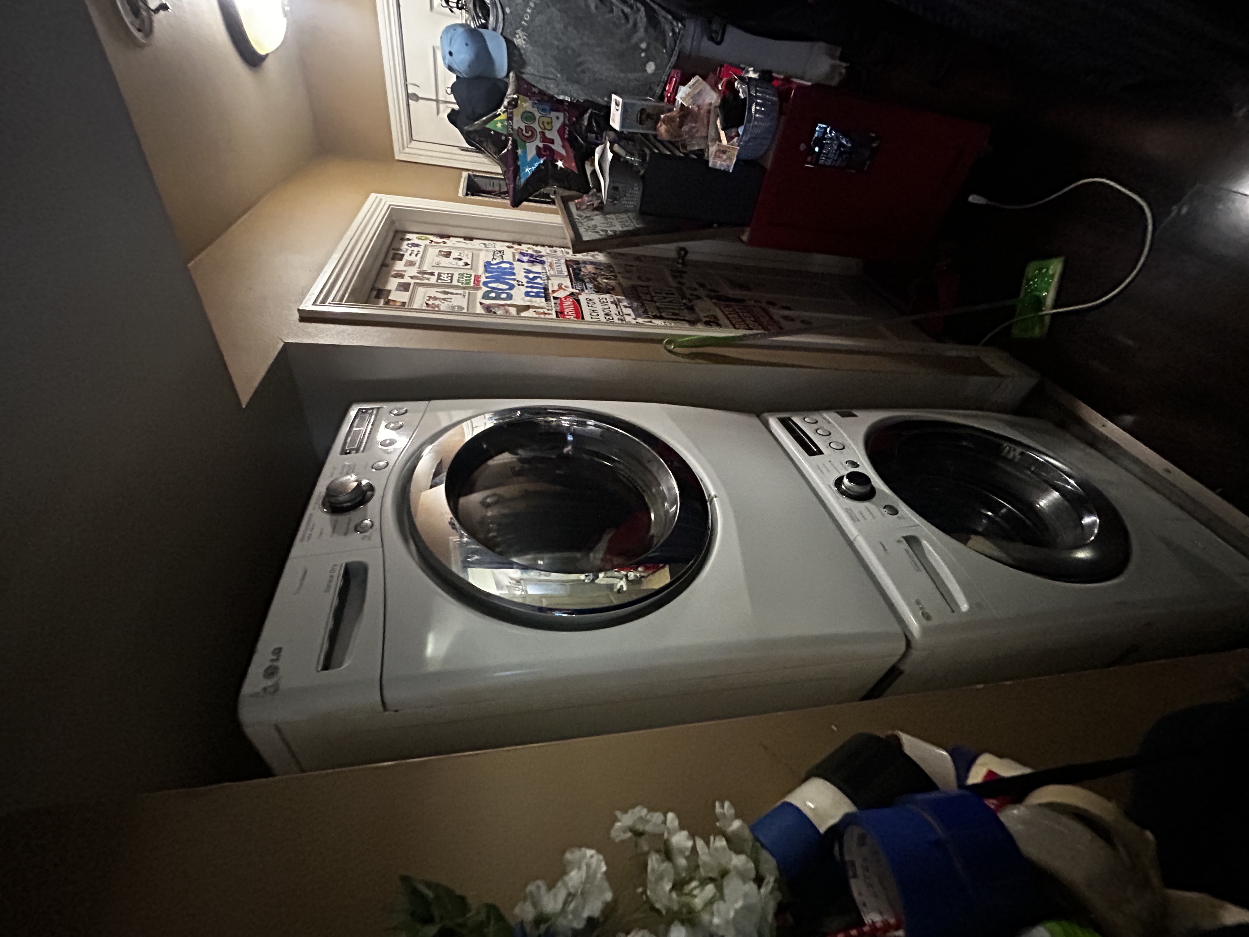 Powell Electric helps homeowners feel confident in tight laundry spaces by ensuring safe, reliable electrical connections for everyday appliances.