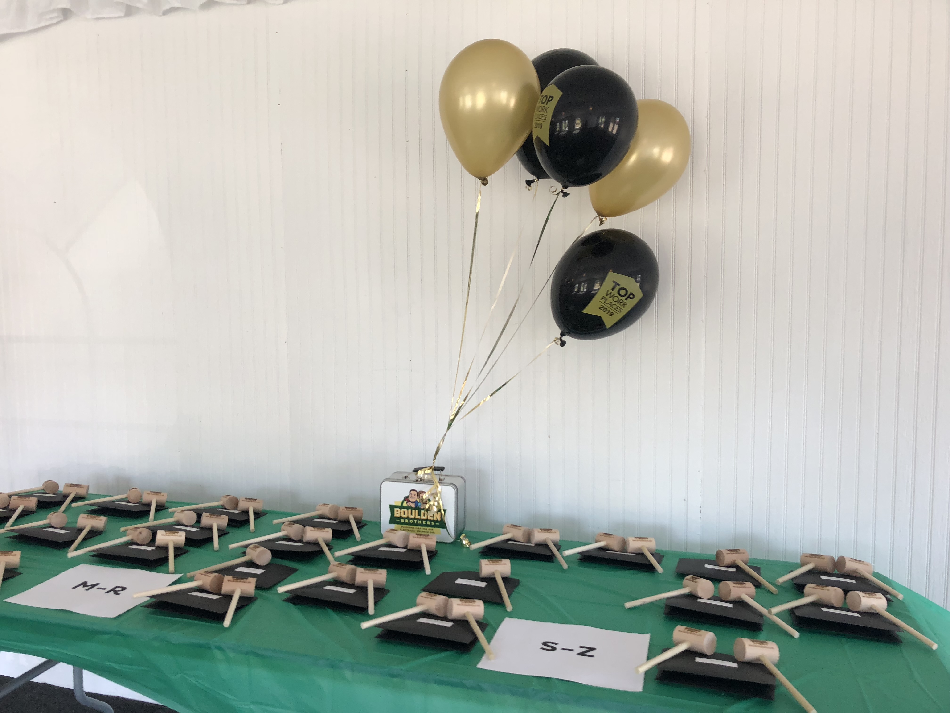 Boulden Brothers proudly showcases their recognition as a Top Workplace in 2019, celebrating with awards and festivities.