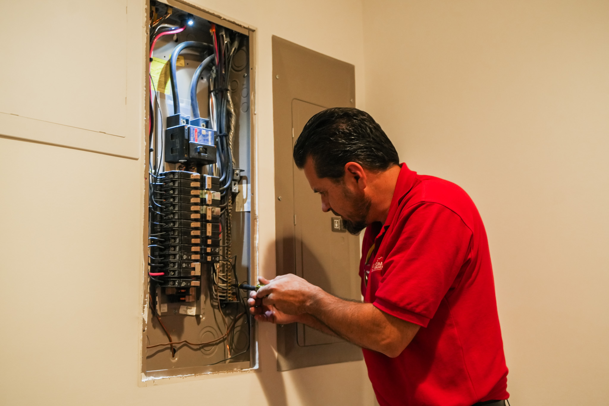 Experienced technicians from Parrish Services provide careful, reliable electrical repairs while respecting your home and demonstrating clear workmanship.