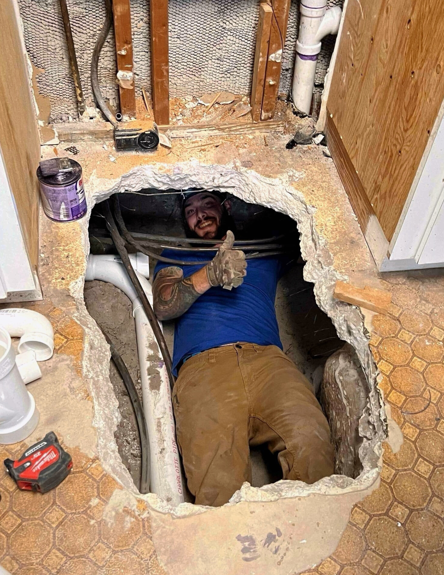Confident and friendly service from Climate Experts Air, Plumbing & Electric shows care and skilled plumbing repair in your home.