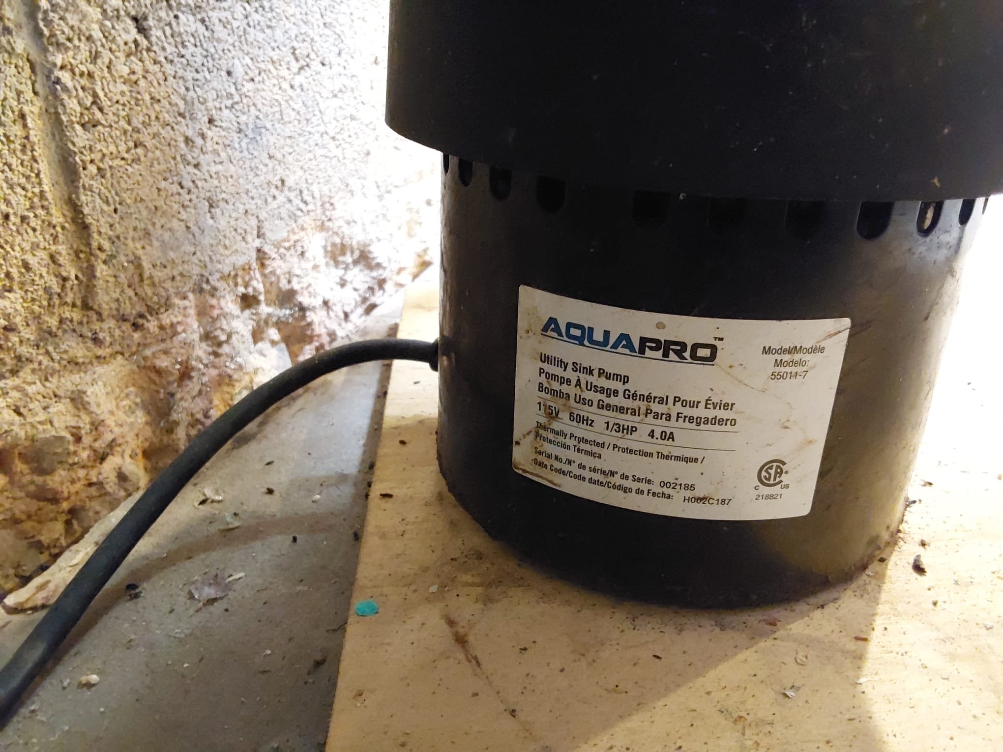 Optimize your plumbing needs with AQUAPRO's reliable utility sink pumps for efficient solutions.