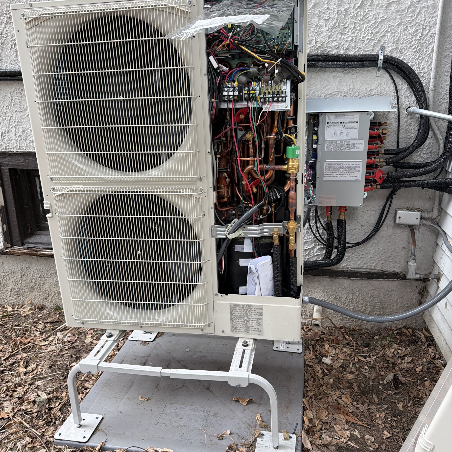 Careful installation and clear service access show Oasis Heating and Cooling delivers dependable HVAC performance and peace of mind.