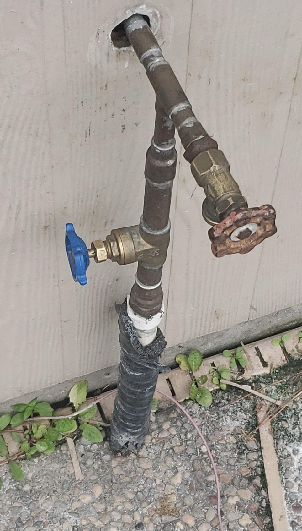 Abacus Plumbing, Air Conditioning & Electrical shows reliable outdoor valve maintenance and protective insulation to help prevent freeze damage for homeowners.