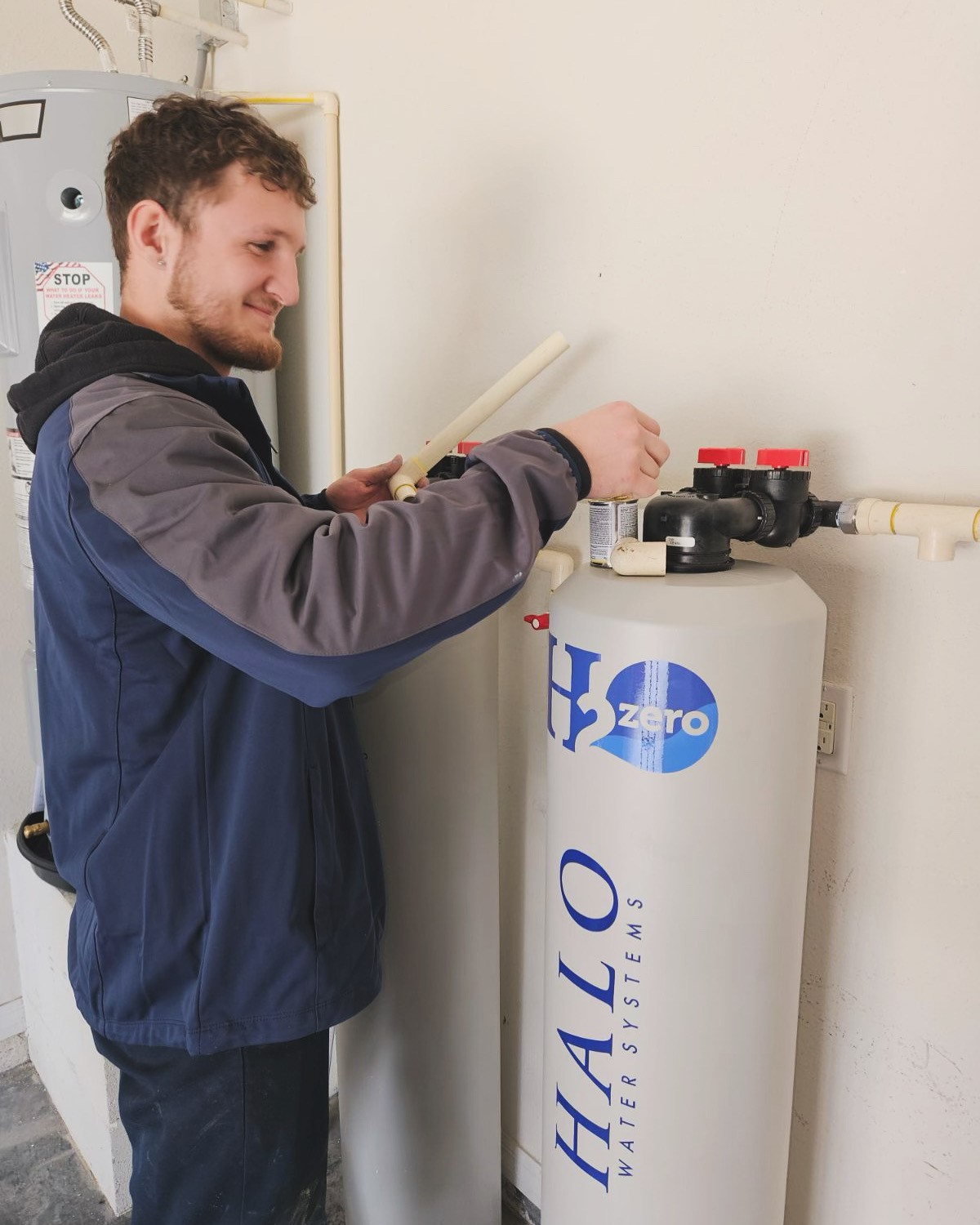 Experience premium water filtration solutions with Home Service Heroes, where professionalism meets quality at every service call.