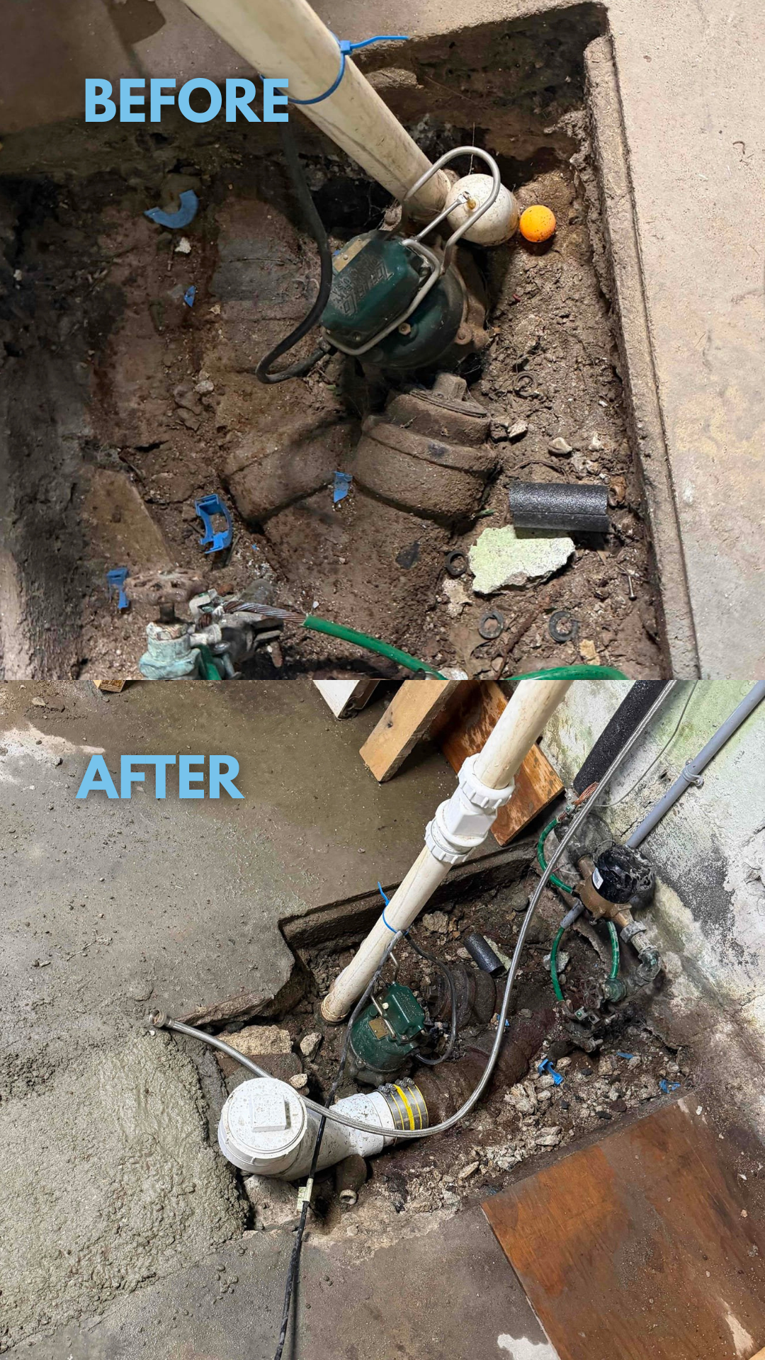 Experience professional and reliable sump pump solutions with Akian Plumbing, Heating, Cooling & Electric, where quality and efficiency come first.