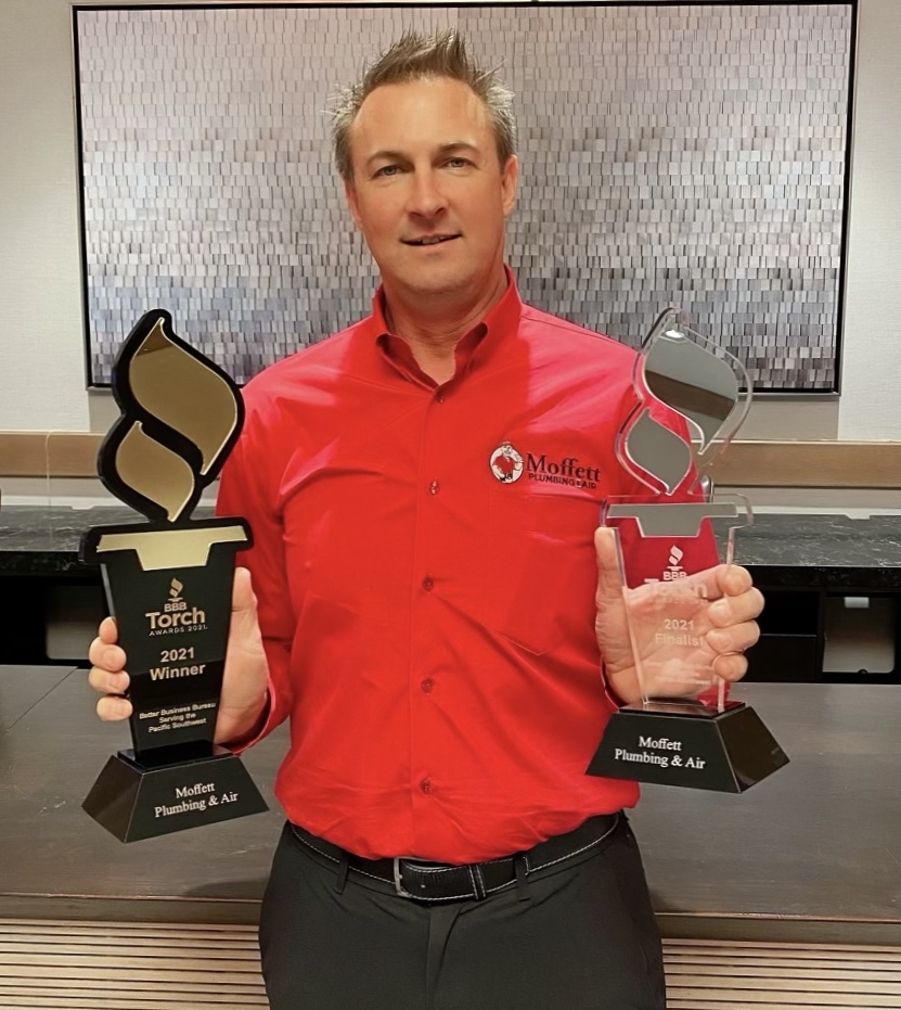 Moffett Plumbing & Air shines with award-winning service that values quality and professionalism.