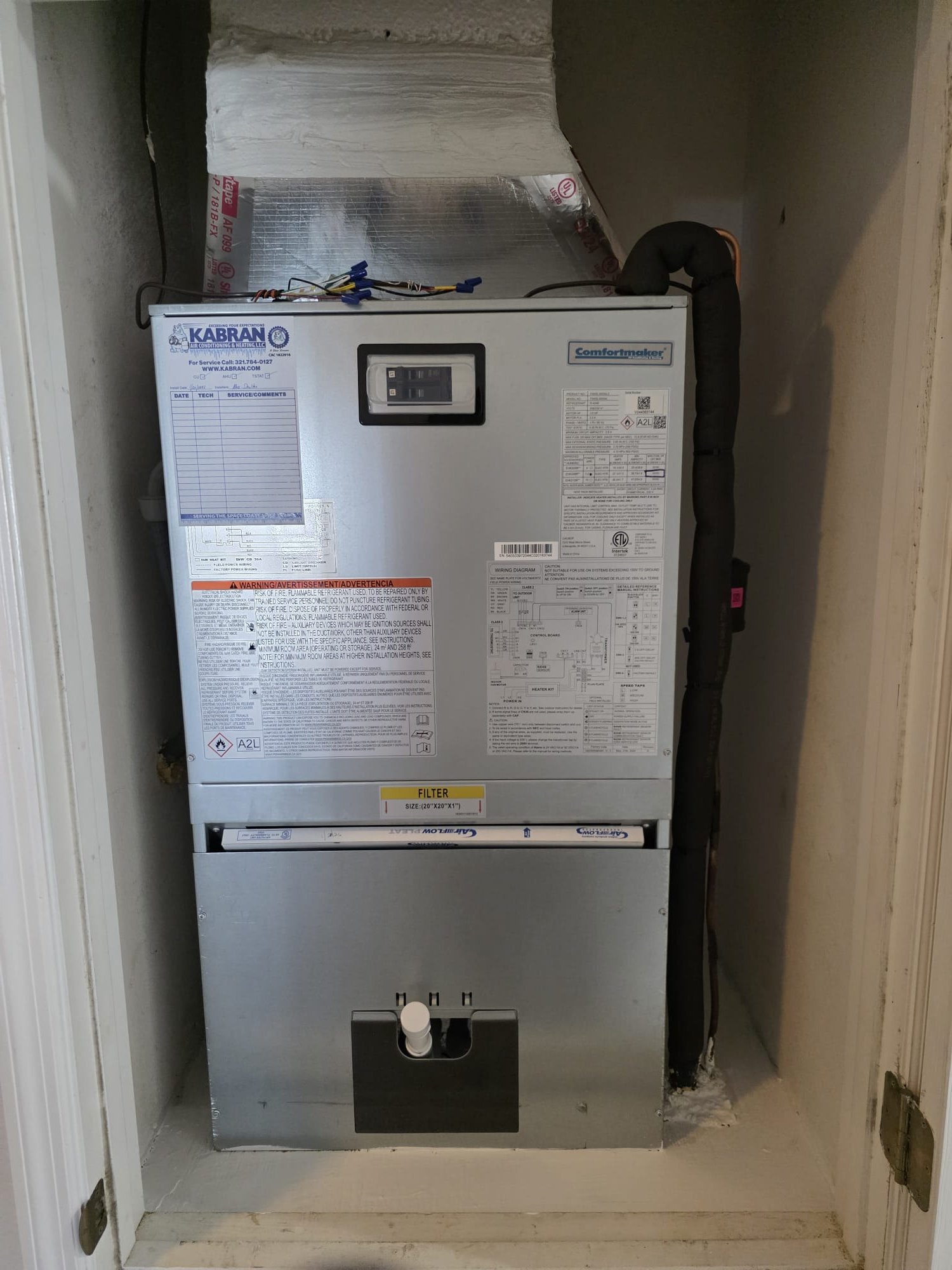 Experience exceptional HVAC services with Kabran Air Conditioning & Heating; where efficiency meets precision.