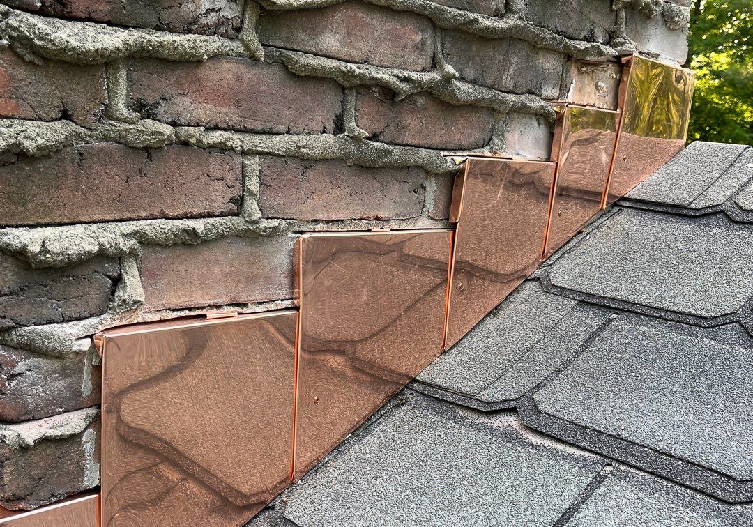 Enhance your home's aesthetic and durability with Mast Roofing & Construction's expert flashing installation services.