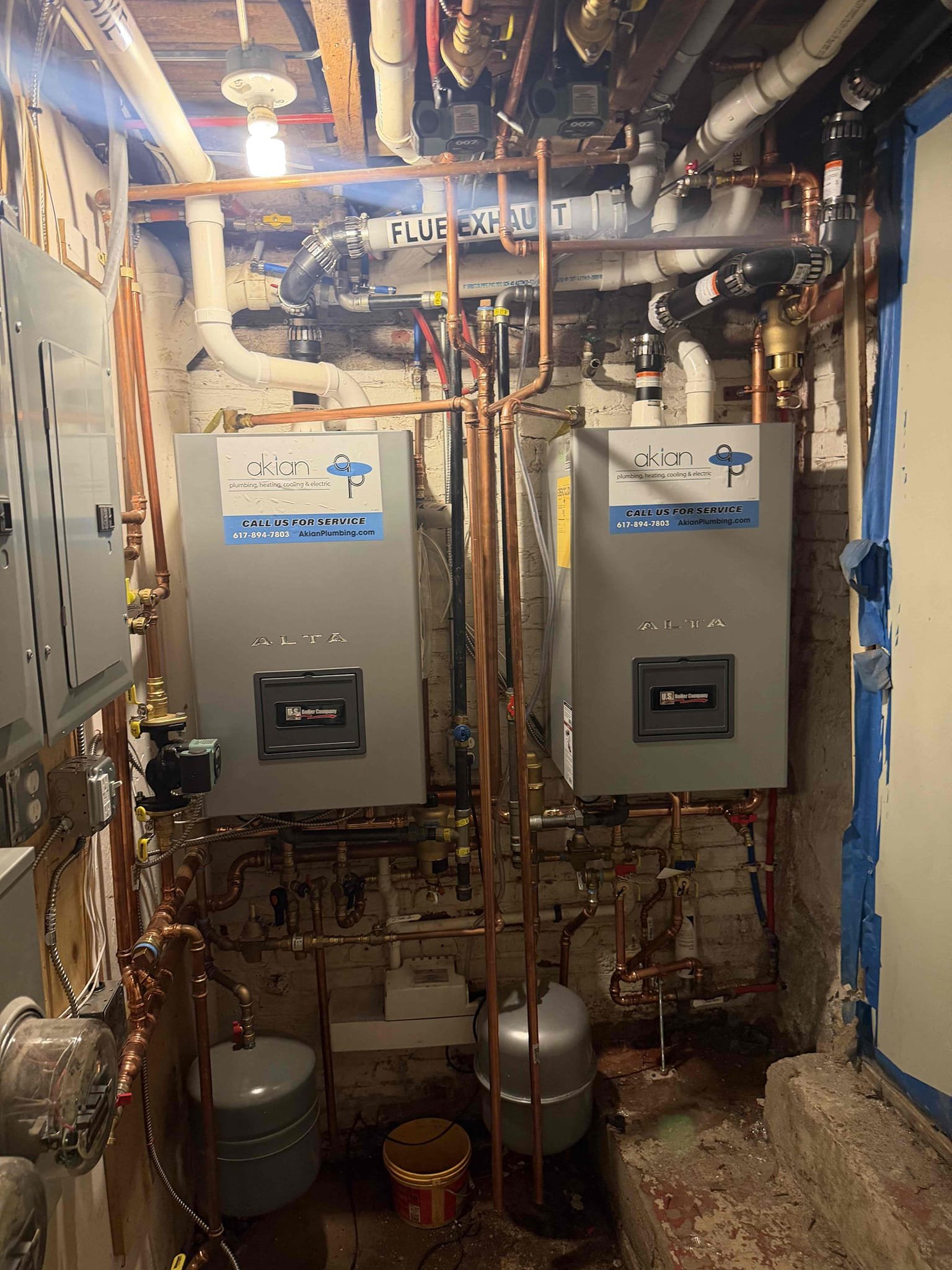 Dependable craftsmanship you can trust, Akian Plumbing, Heating, Cooling & Electric keeps your heating system running safely and efficiently.