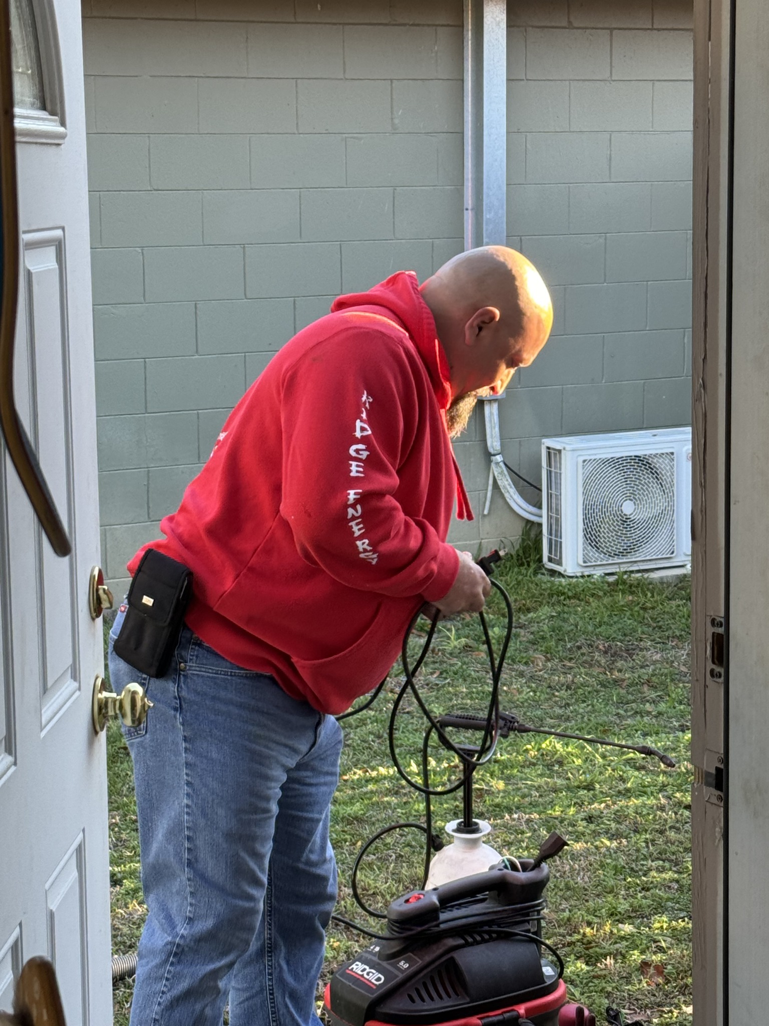 Experience the expertise of Ridge Energy Savers Inc. Heating & Air Conditioning, where our hands-on approach ensures quality HVAC service every time.