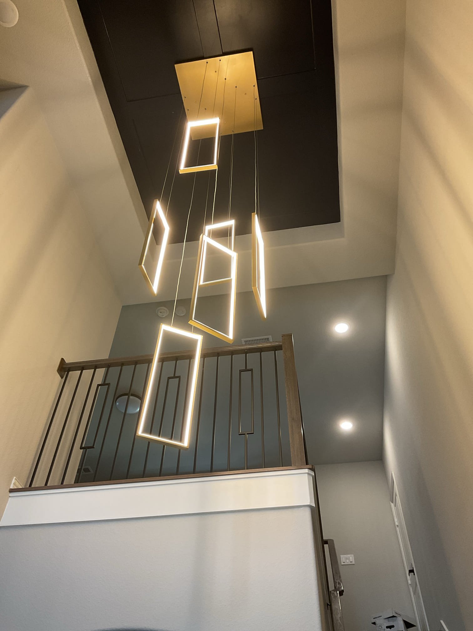 Illuminate your space with Blue Line Electric's expert lighting installation—where modern design meets exceptional craftsmanship.