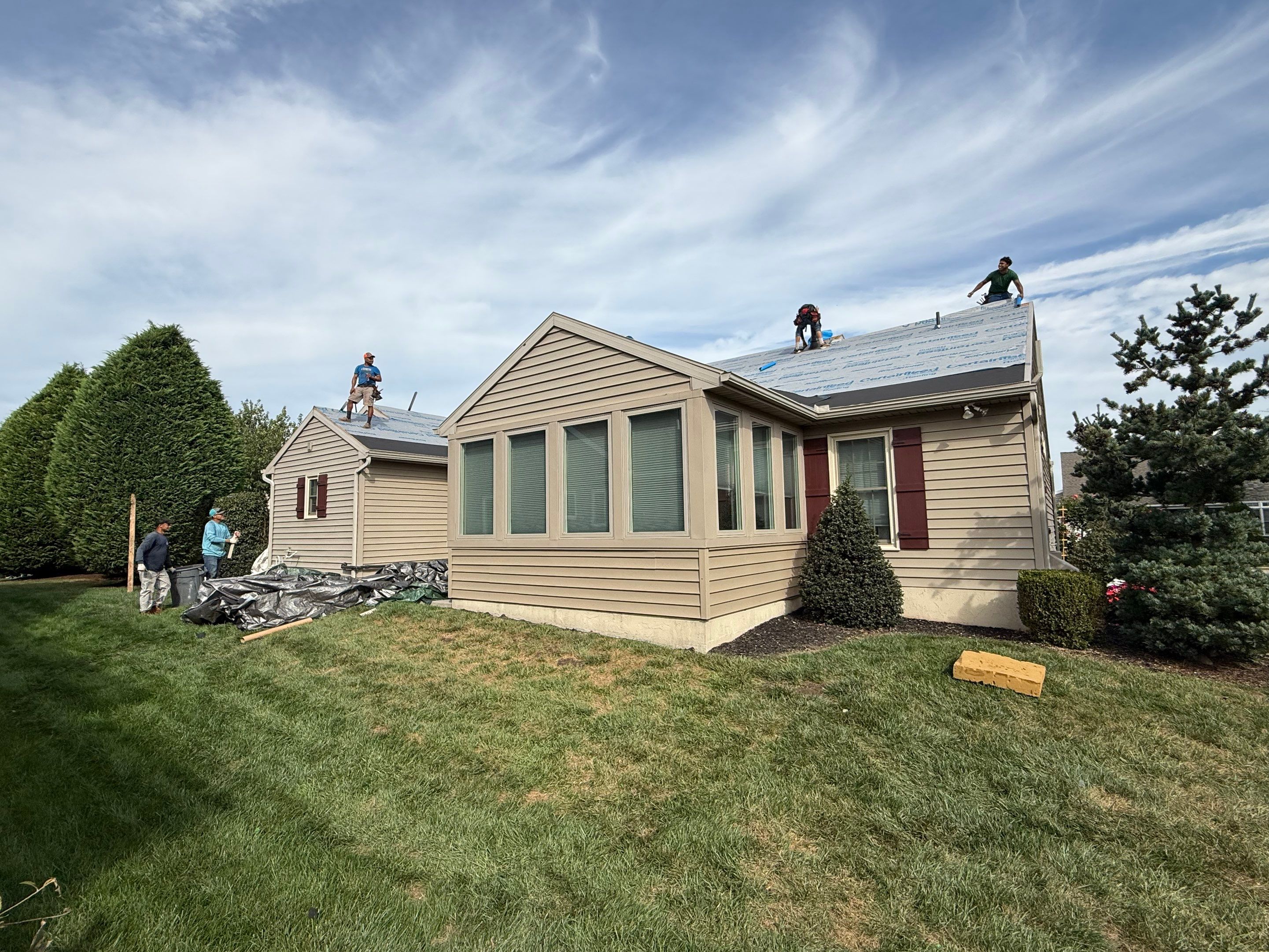 Skilled crews from Mosaic Roofing & Exteriors protect your home with careful roof installation and tidy jobsite practices for long lasting results.
