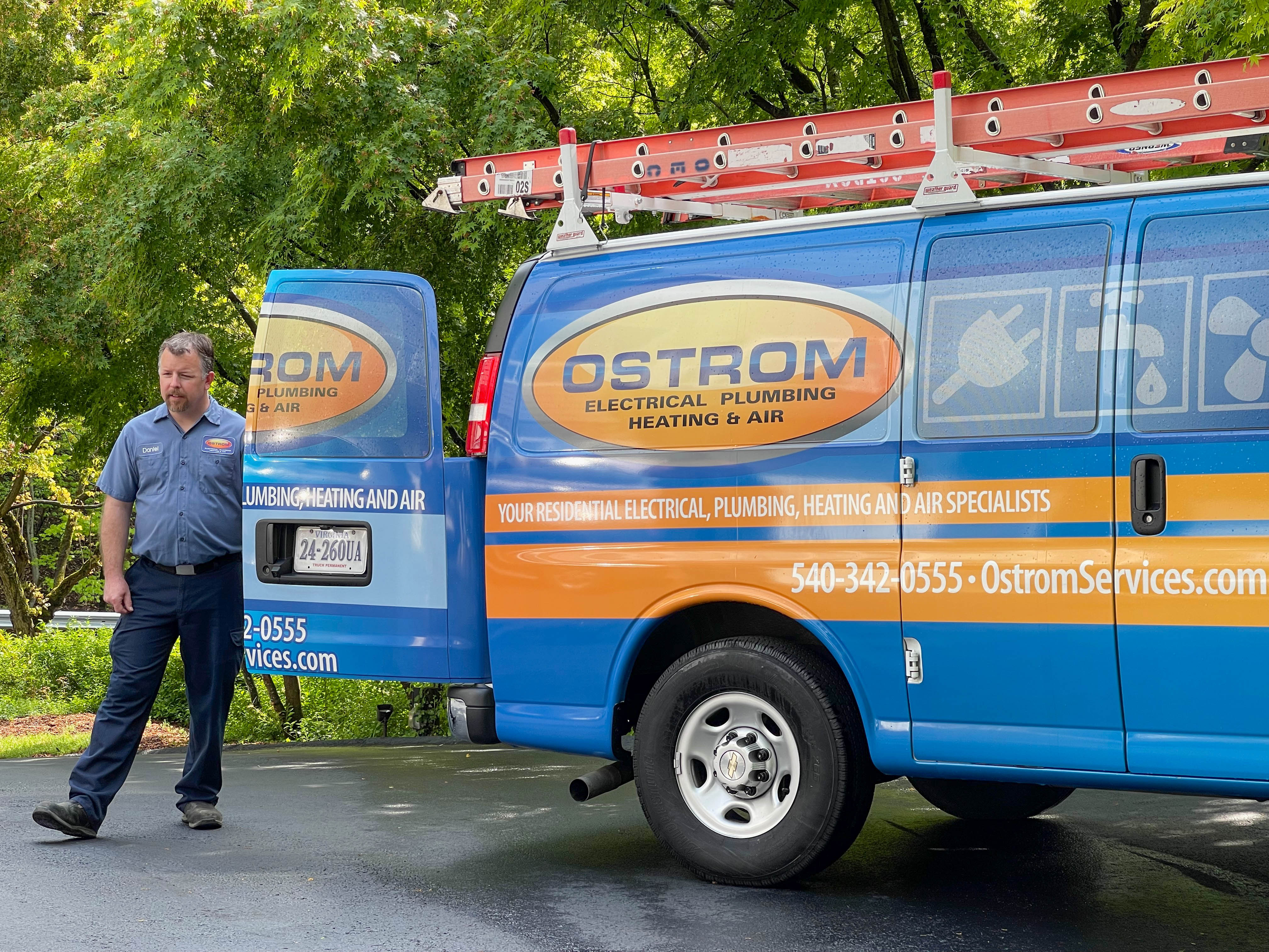 Experience top-notch service with Ostrom Electrical Plumbing Heating & Air Conditioning—your specialists in ensuring comfort and reliability!