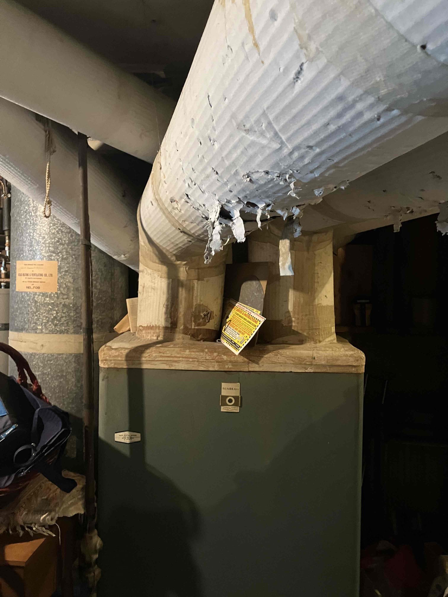 Show customers the care we provide by replacing damaged duct insulation and restoring reliable heating with Magic Plumbing Heating & Cooling.