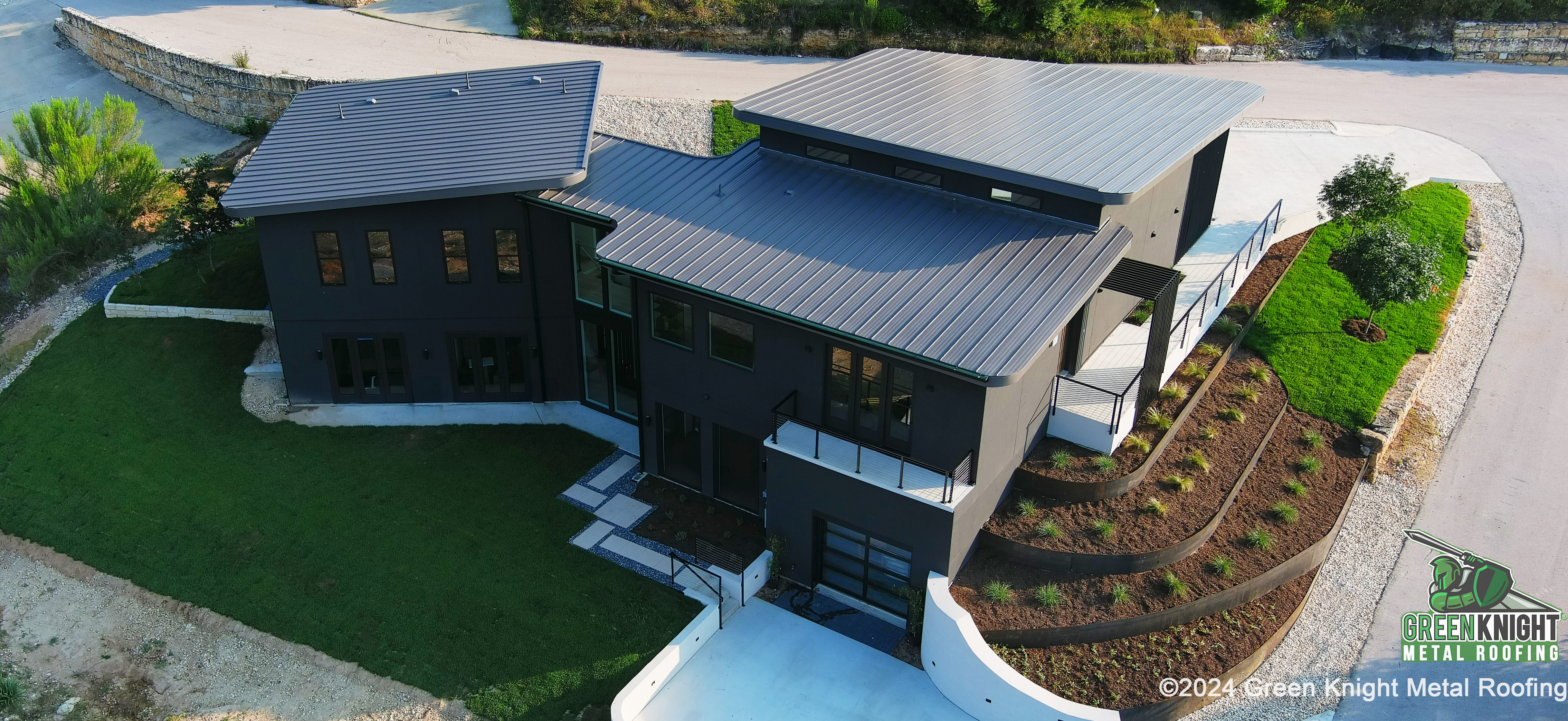 Experience the sleek design and lasting durability that only Green Knight® Metal Roofing can provide.