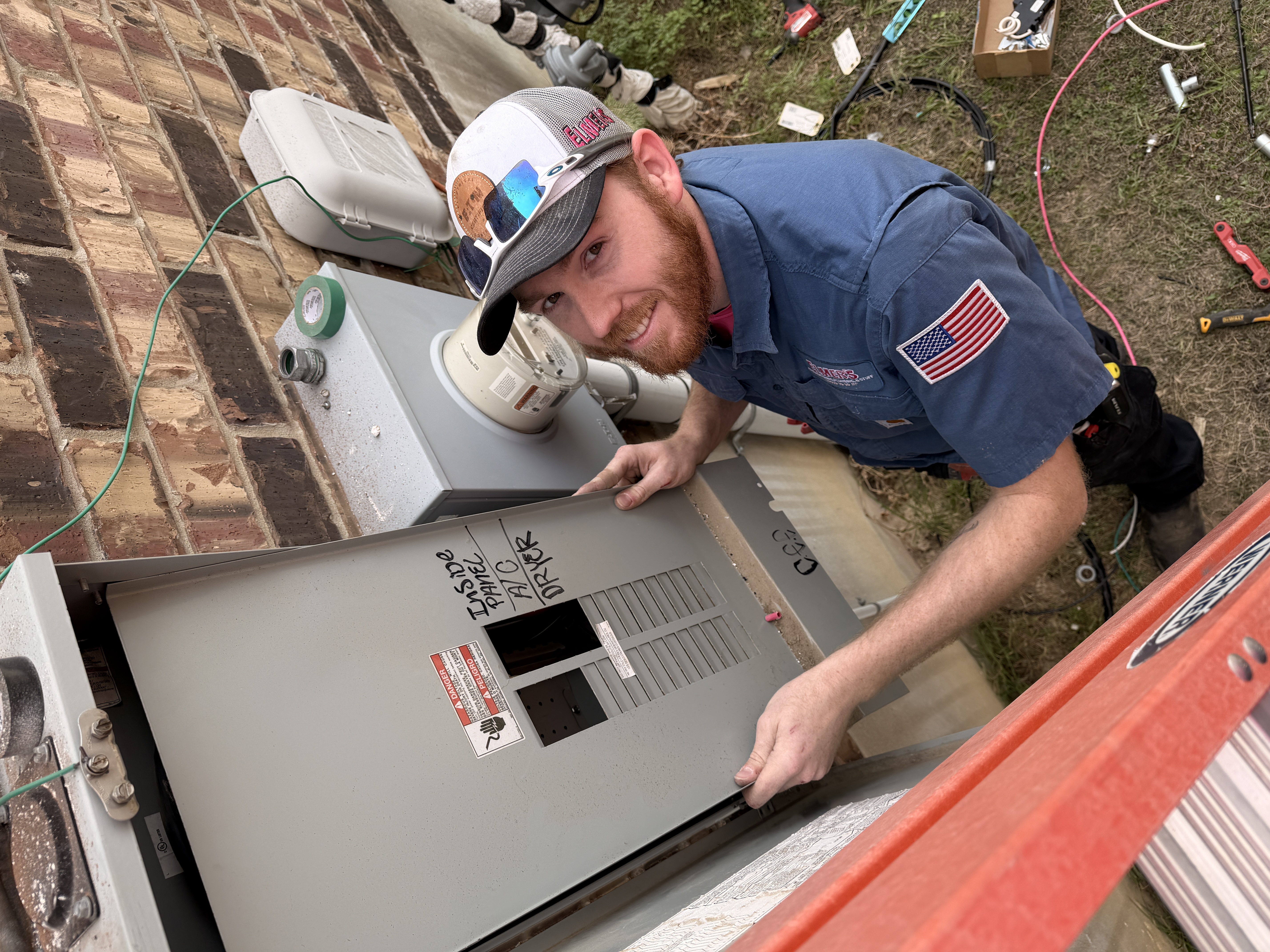 Elmer's Home Services brings expertise and reliability to your doorstep, ensuring seamless electrical solutions every time.