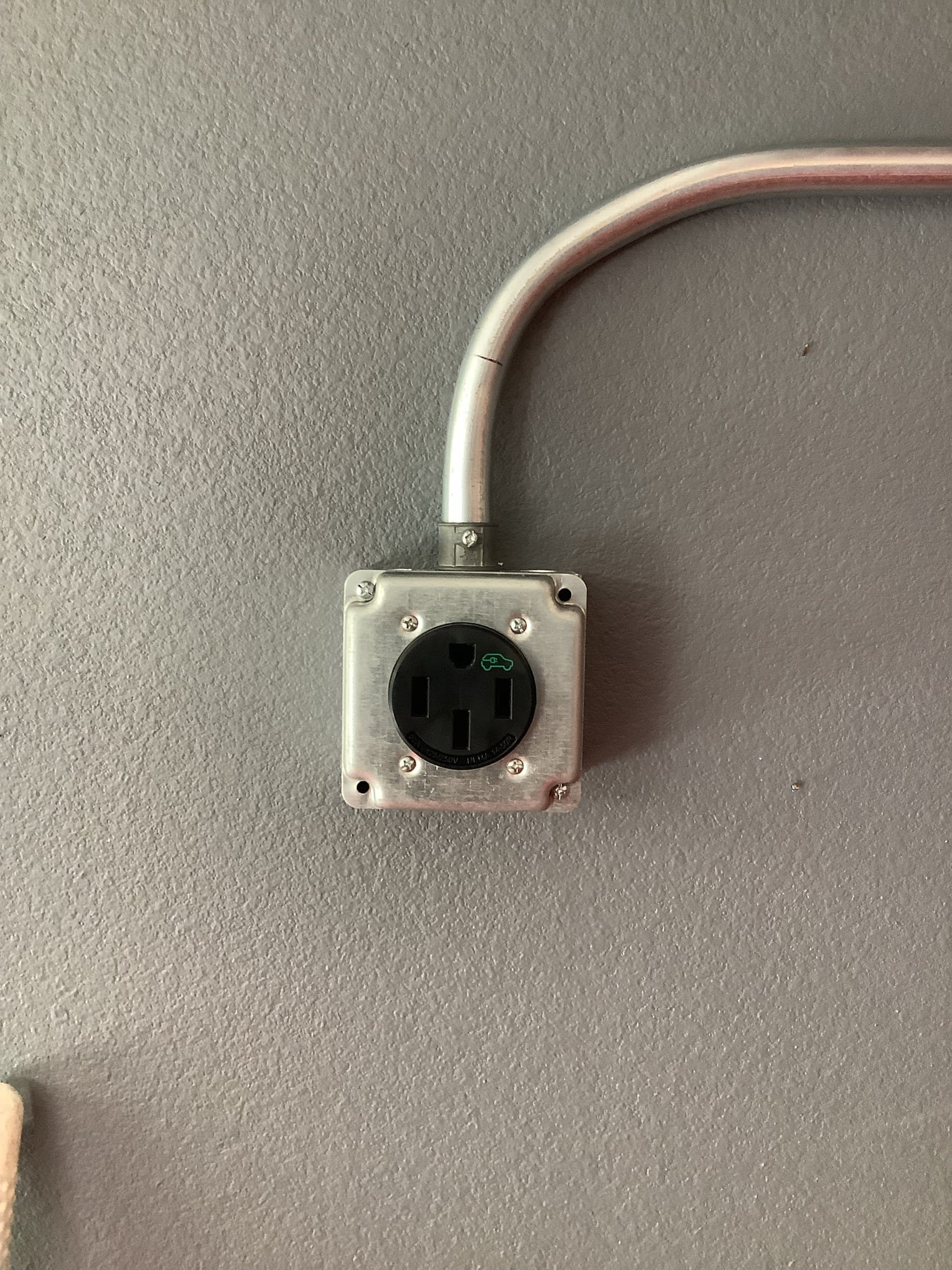 Powell Electric installs durable, code-compliant EV receptacles with neat conduit work to give you safe, long-lasting charging at home.