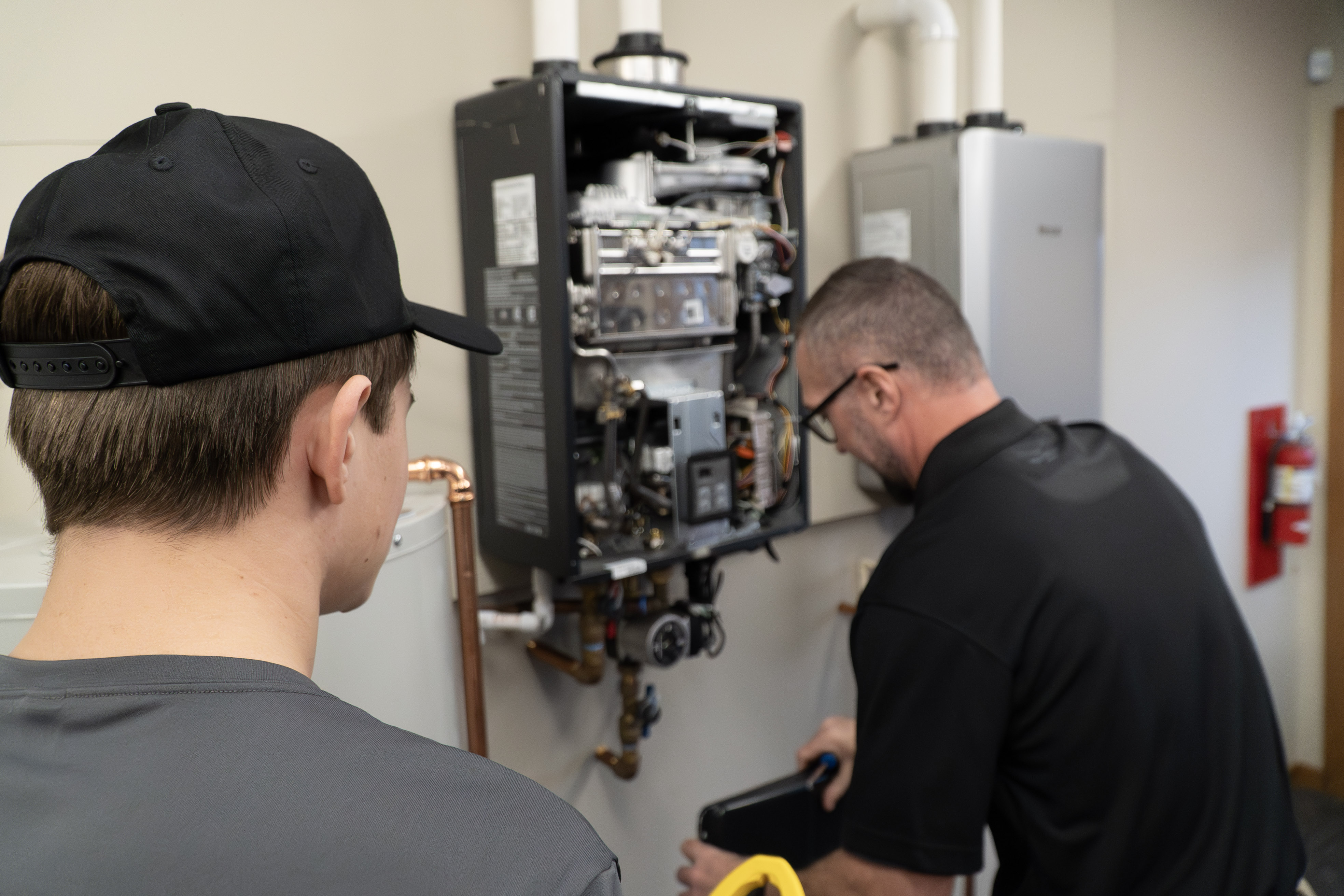 Dependable water heater services by Tureks Plumbing Services, ensuring quality and professionalism.