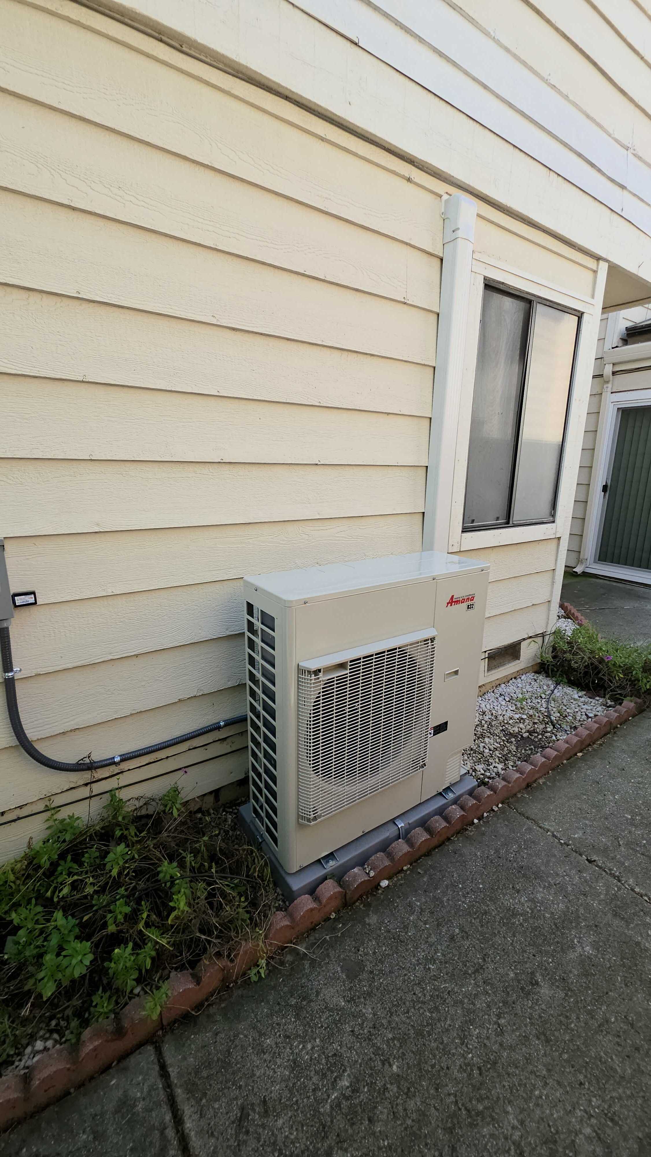 Upgrade Home Services installed this compact mini-split with neat routing and a clean mount, delivering reliable cooling and long term value.