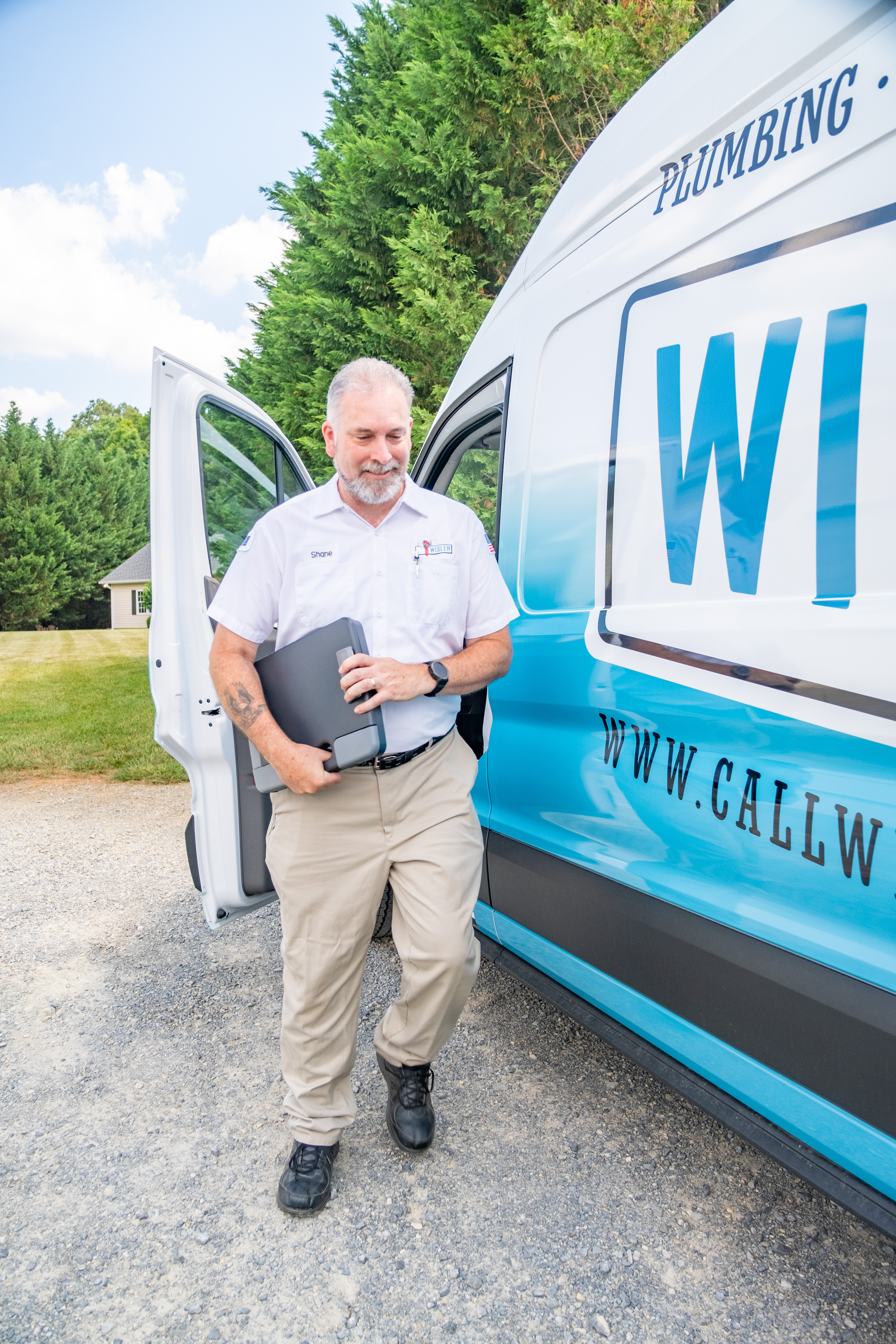 Experience professional plumbing services on the go with Wisler Plumbing.