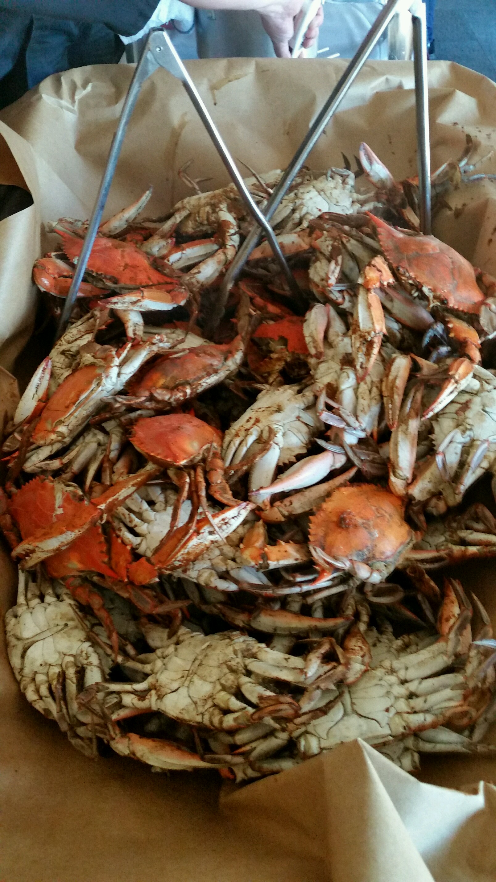 Enjoy fresh seafood delights while Boulden Brothers handle your home service needs with ease.