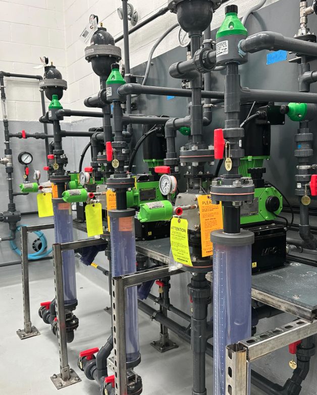 Hope Plumbing demonstrates reliable craftsmanship with neatly installed filtration and pump systems, highlighting clean, durable workmanship.