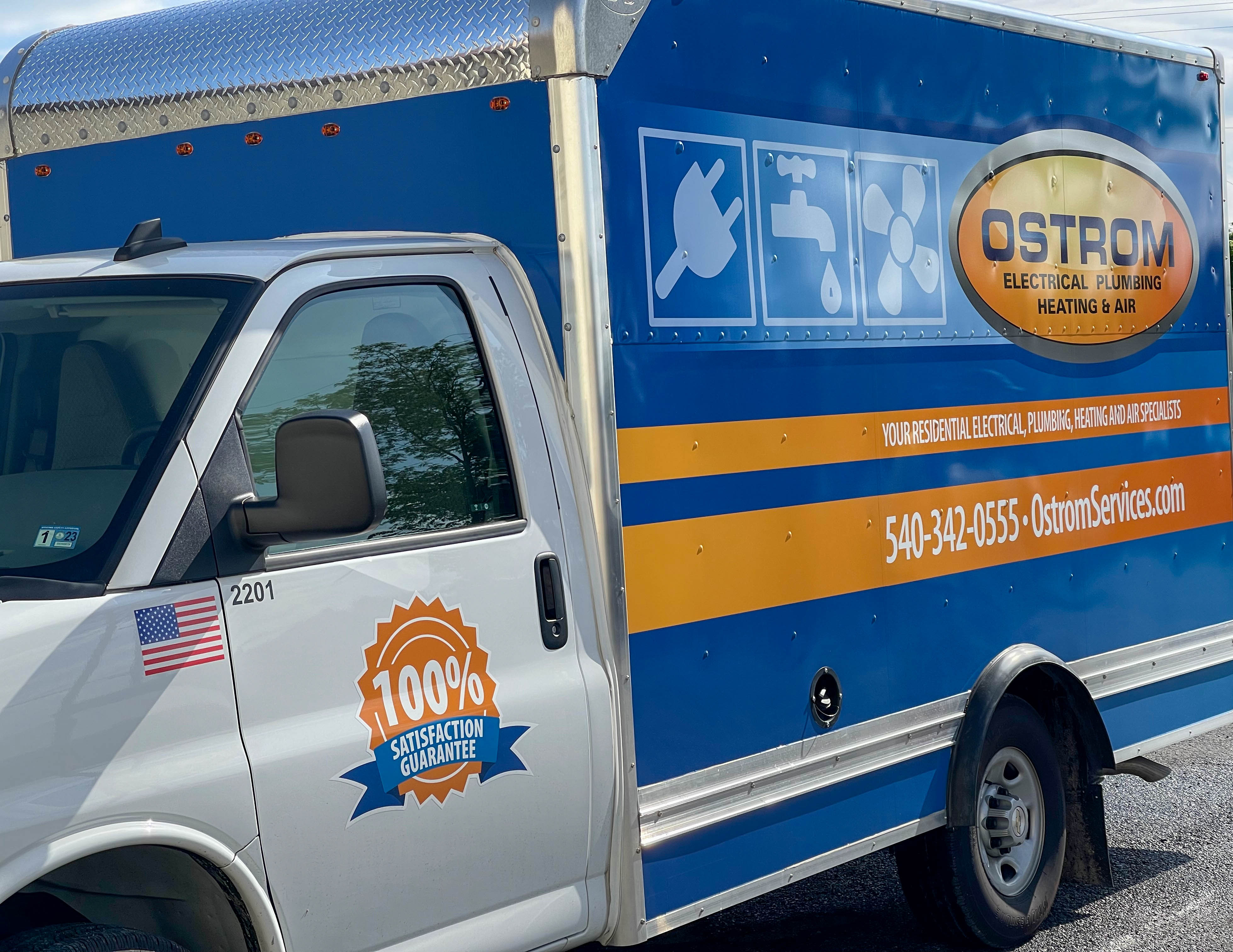 Experience high-quality service with Ostrom Electrical Plumbing Heating & Air Conditioning. Satisfaction guaranteed!