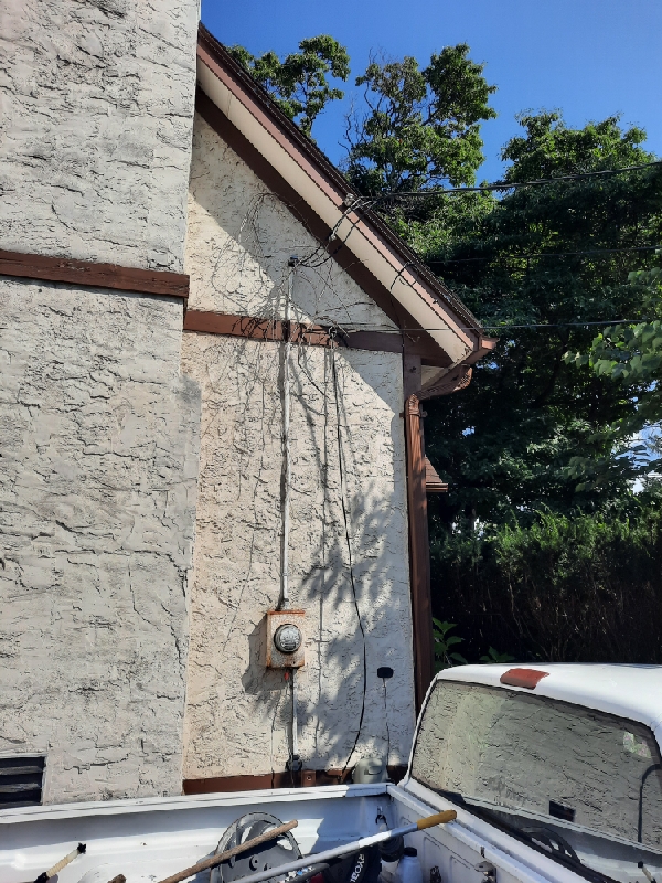 Trust Doctor Electric for safe, professional electrical service at your home, shown here with a clear meter and service drop.