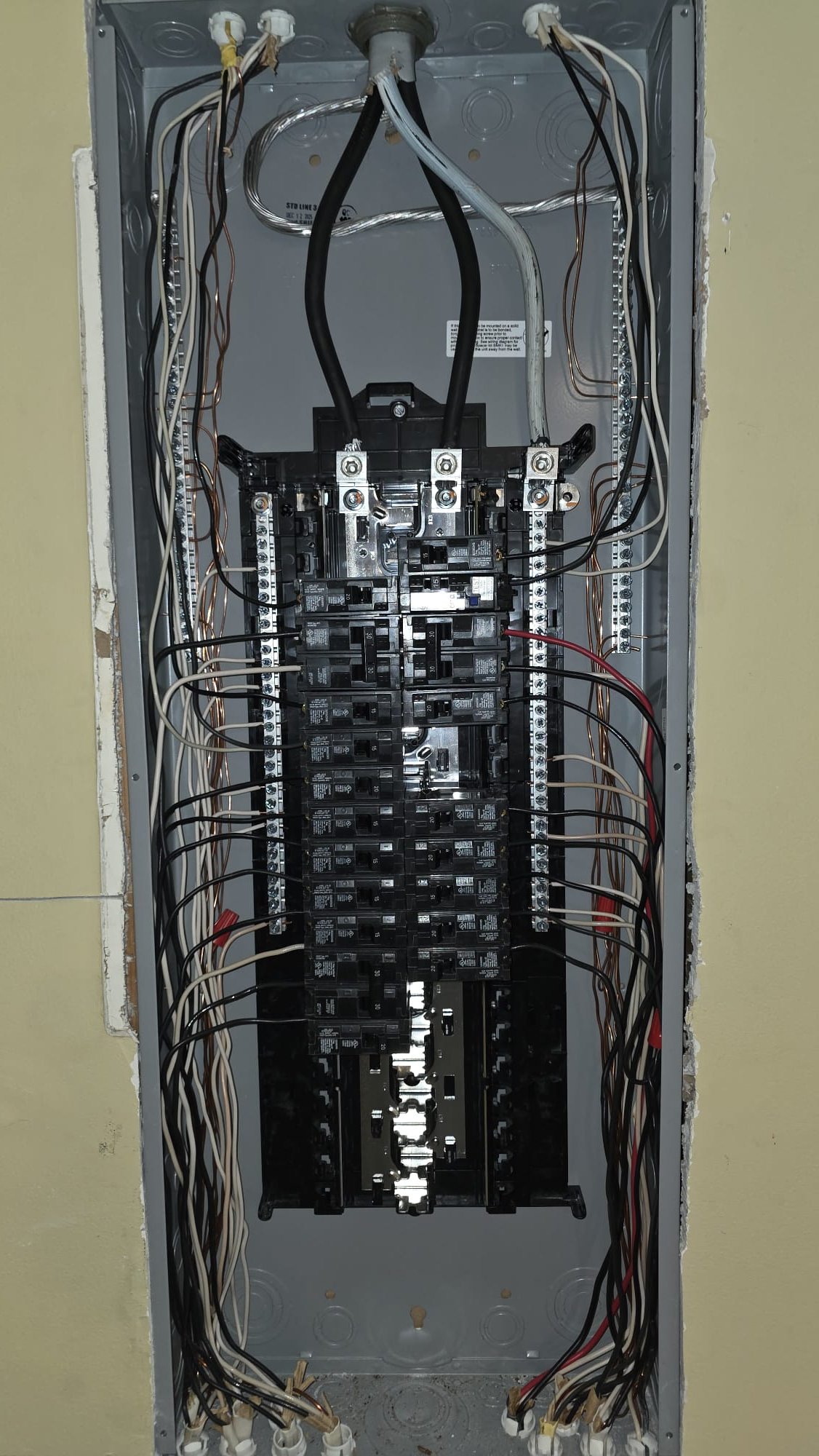 Aardvark Electric, Inc. showcases its dedication to safety and precision with expertly maintained electrical panels, ensuring your home's electrical system is in top condition.