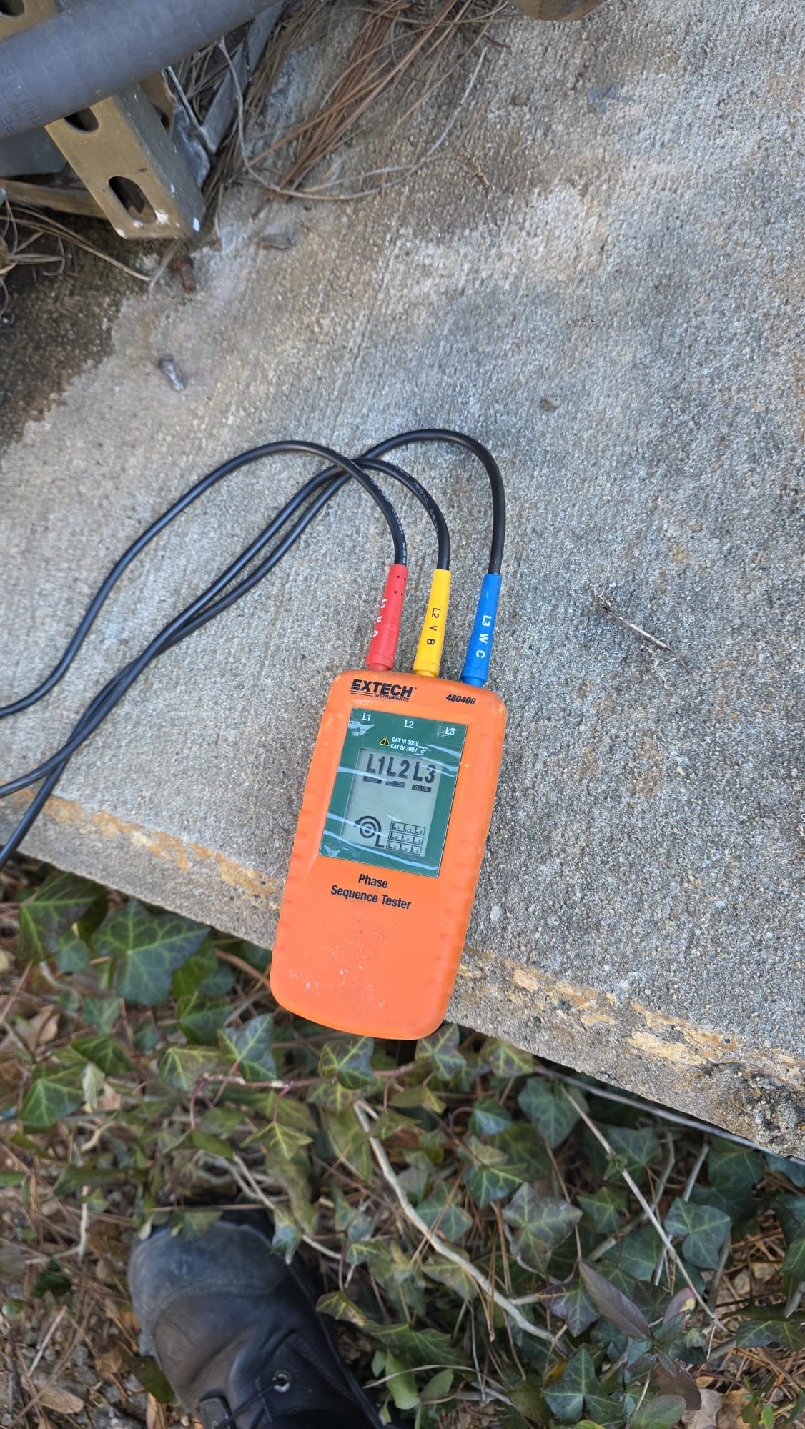 Ensure reliable power systems with Aardvark Electric, Inc.'s comprehensive electrical testing services, highlighted by our expert use of phase sequence testers.