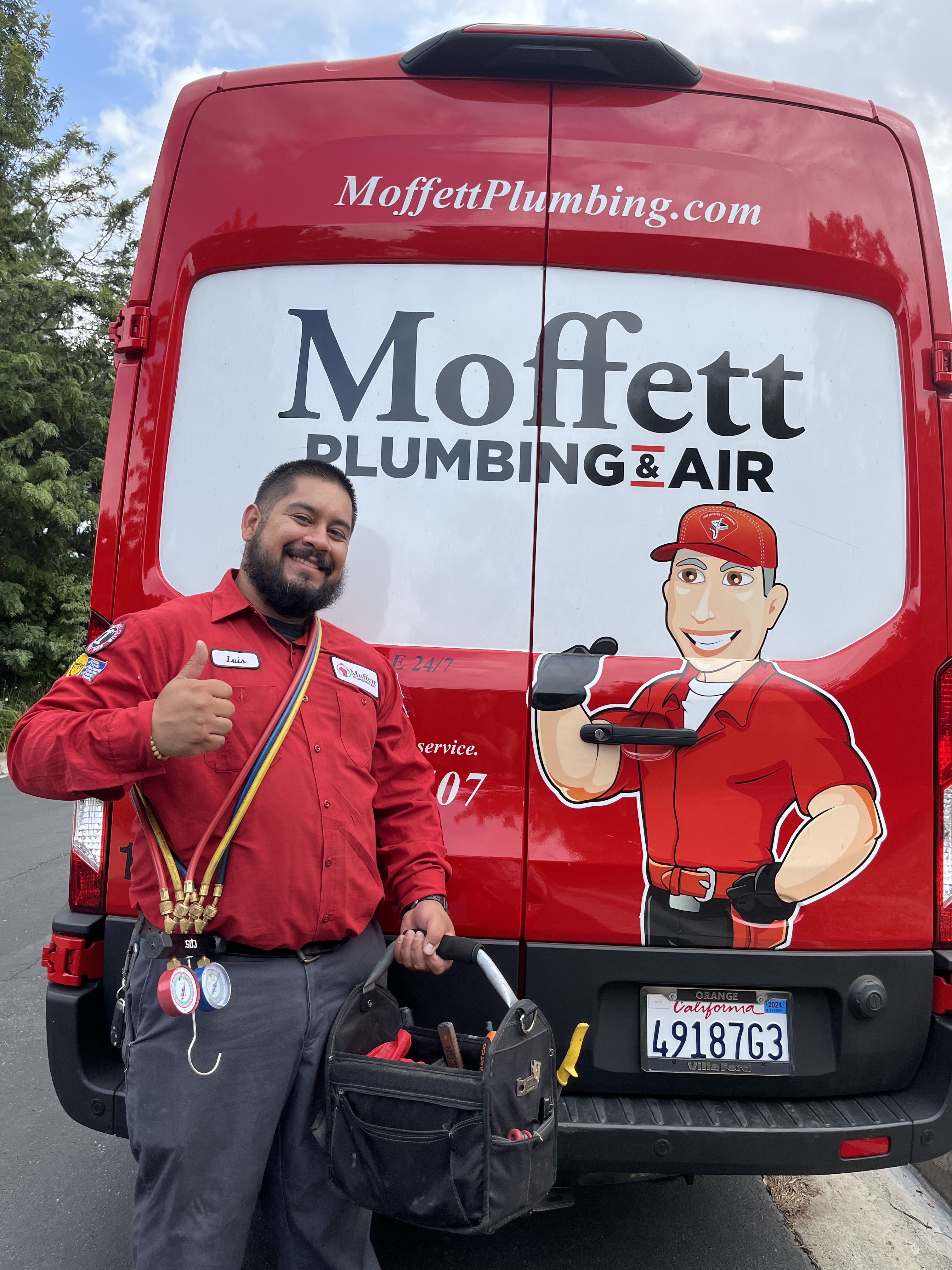 Experience top-notch service with Moffett Plumbing & Air. Your trusted partner for all plumbing and air needs.