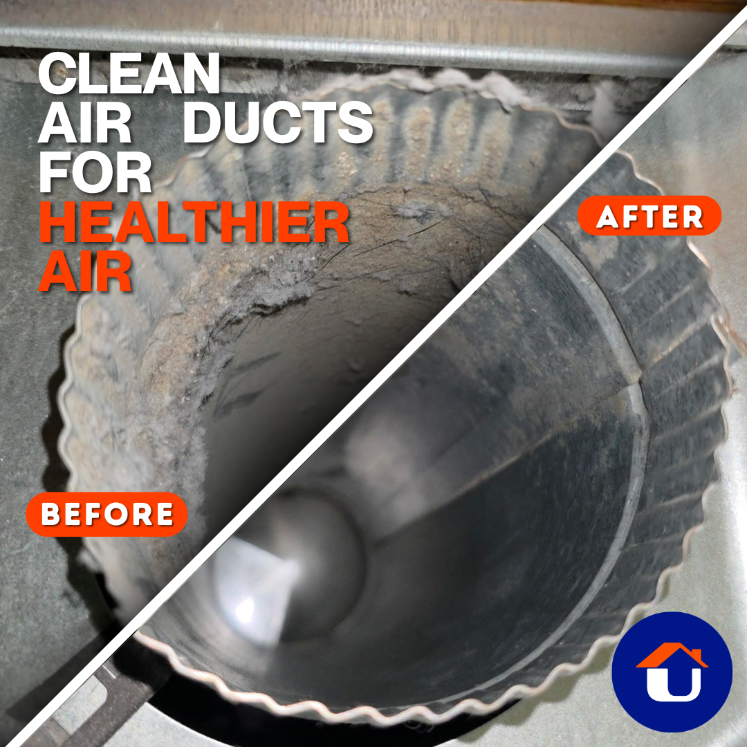 See how Upgrade Home Services transforms dusty ducts into cleaner airflow for healthier homes and noticeable indoor air quality improvement.