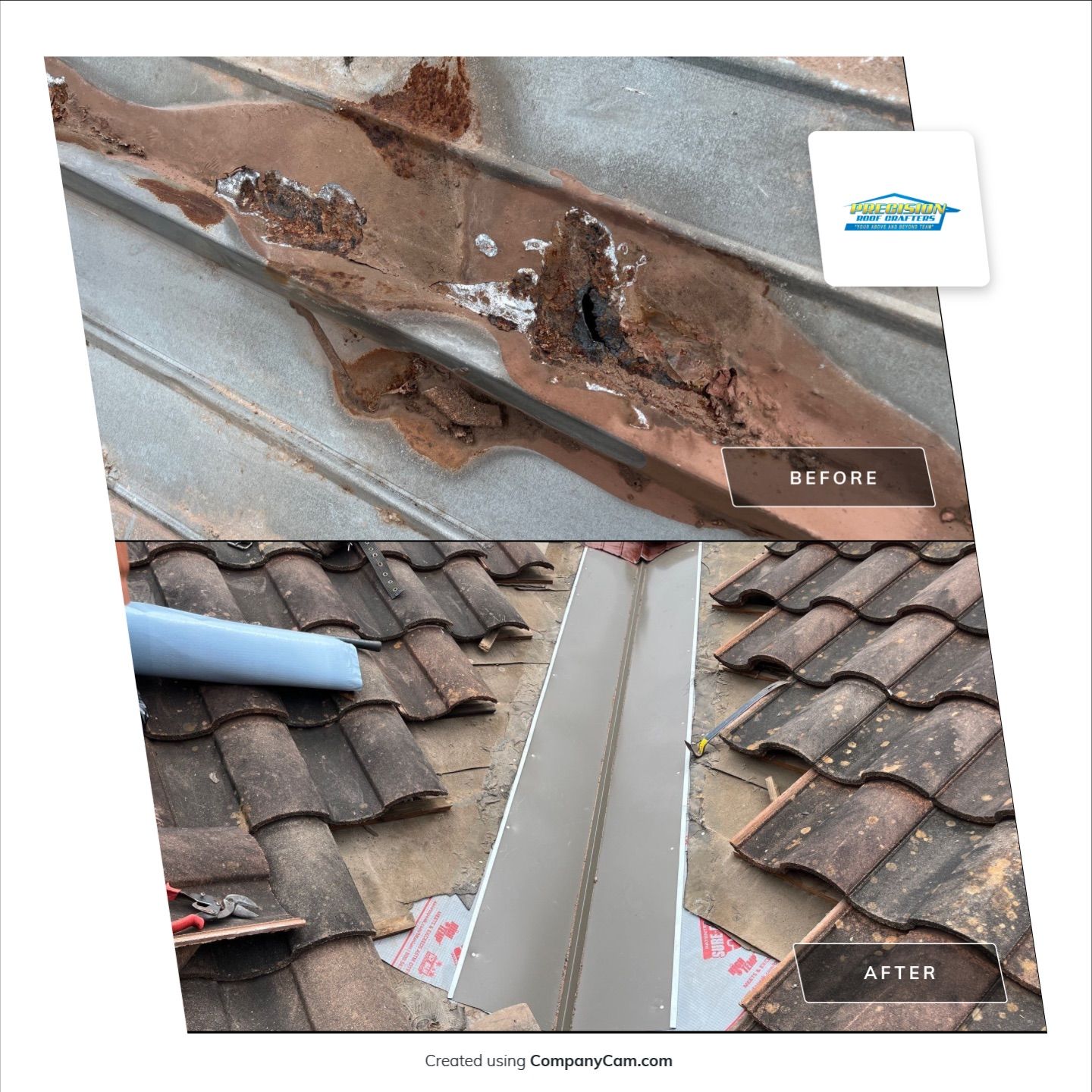 Transform your roof with Precision Roof Crafters, Inc. - From damaged to dazzling, our expert team ensures top-quality repairs and stunning results.
