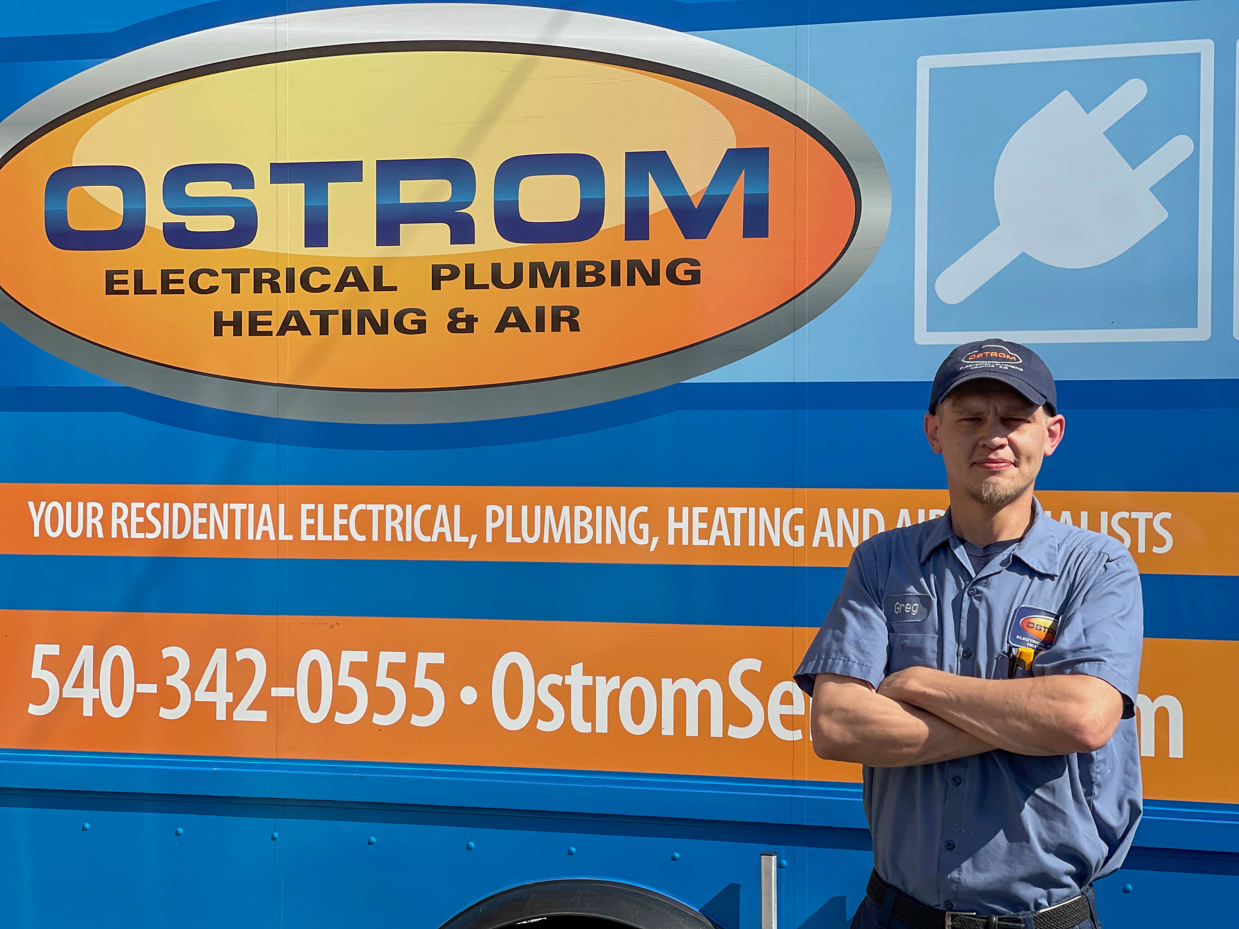 Ostrom Electrical Plumbing Heating & Air: Your trusted specialists for residential electrical and HVAC services, always at your service.