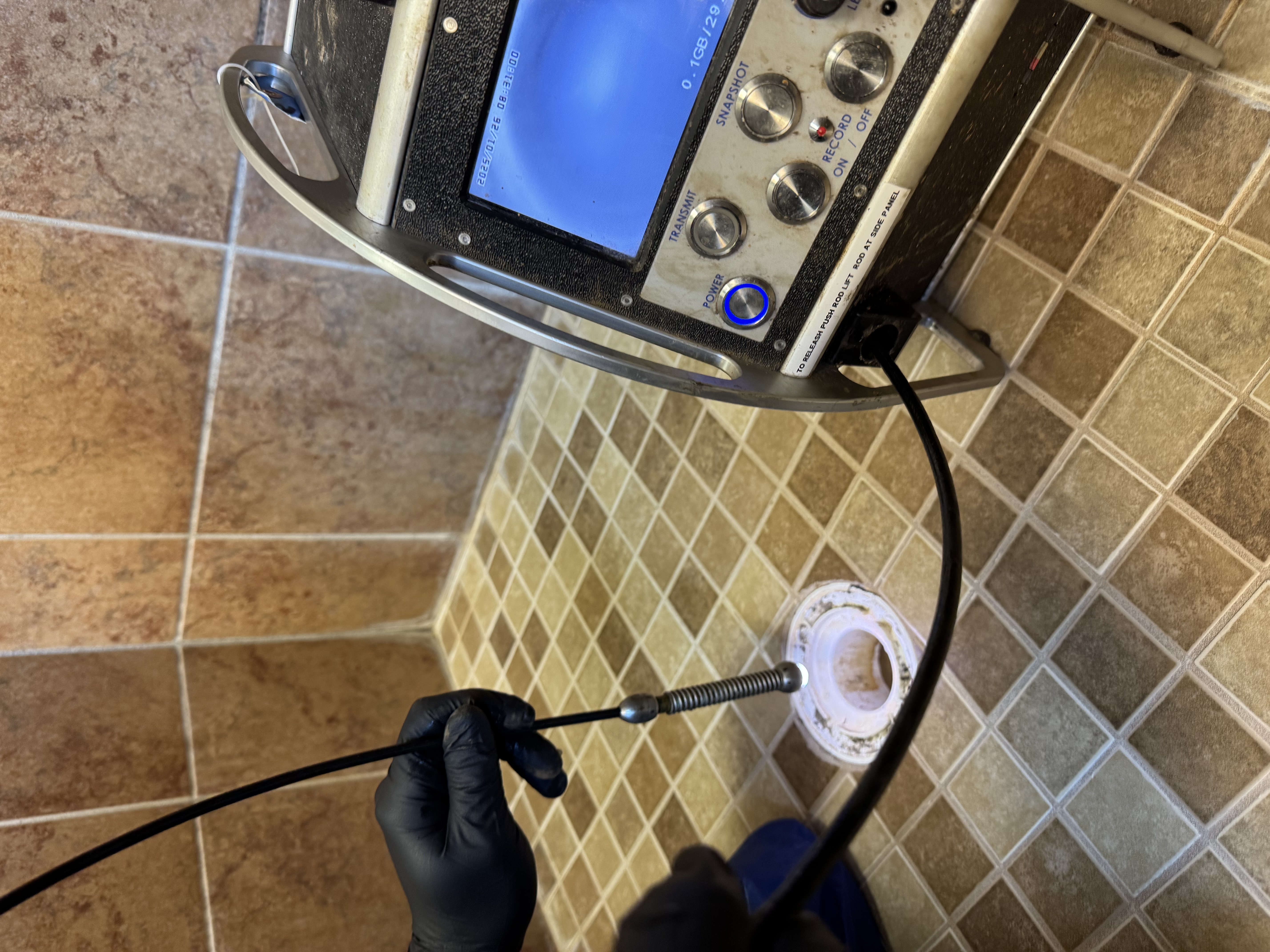 Aquarius Home Services: Using state-of-the-art equipment for precise plumbing inspections, ensuring quality and professionalism.