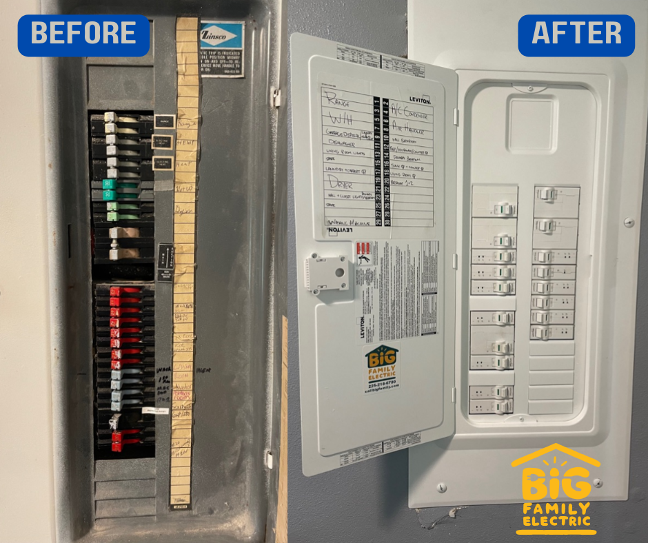 Transform your electrical system with Big Family Electric—bringing reliability and safety to your home.
