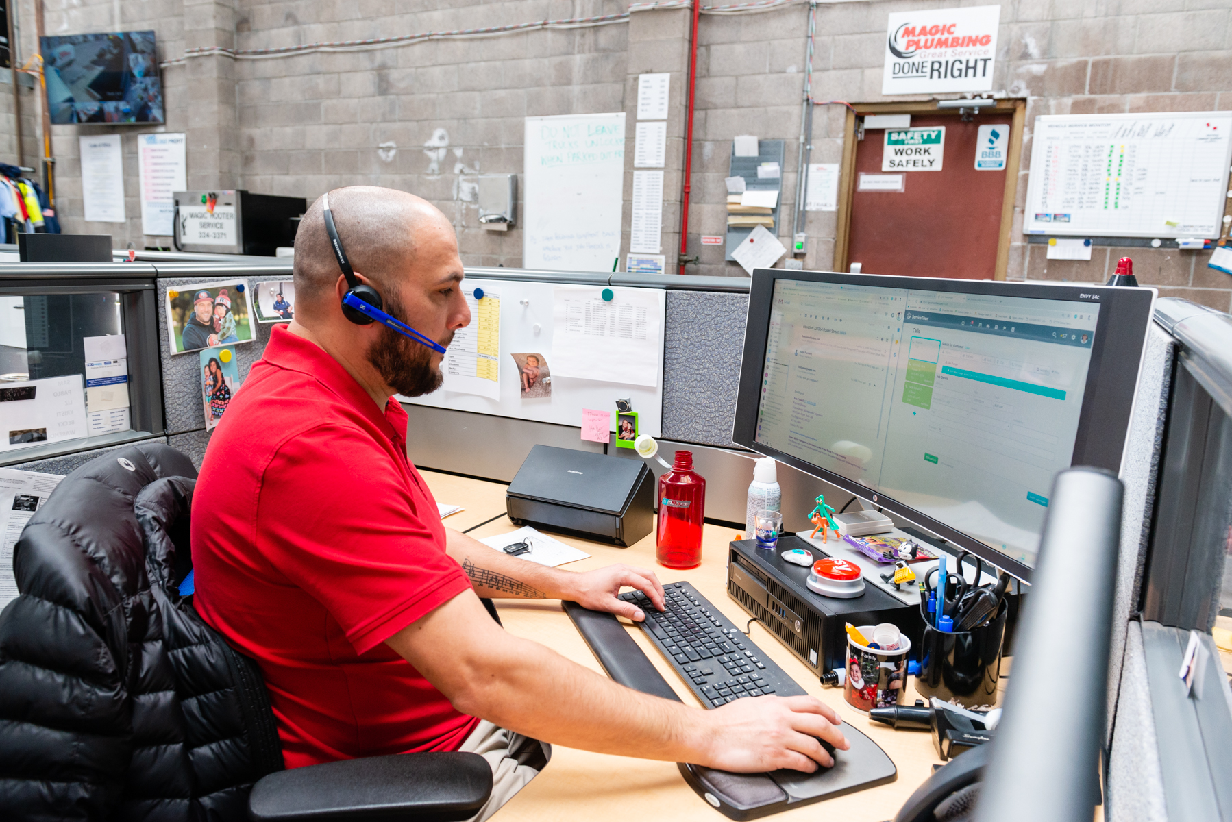 Friendly, skilled dispatchers keep customers moving with fast, reliable scheduling and support at Magic Plumbing Heating & Cooling.
