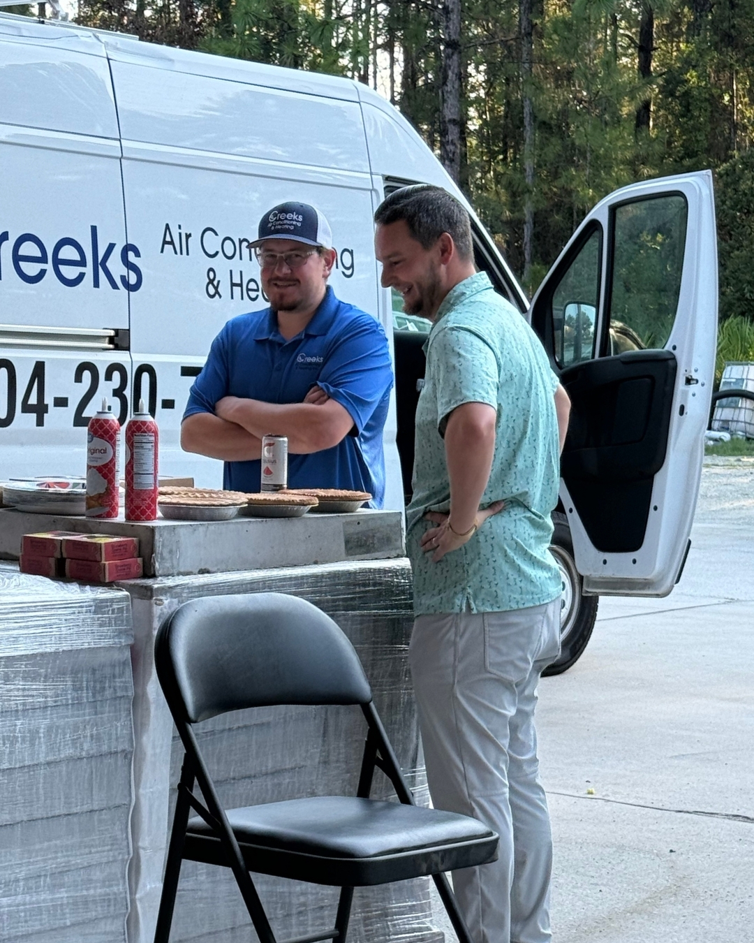 Experience top-notch service with Creeks Air Conditioning & Heating, where customer satisfaction goes beyond expectations in every interaction.