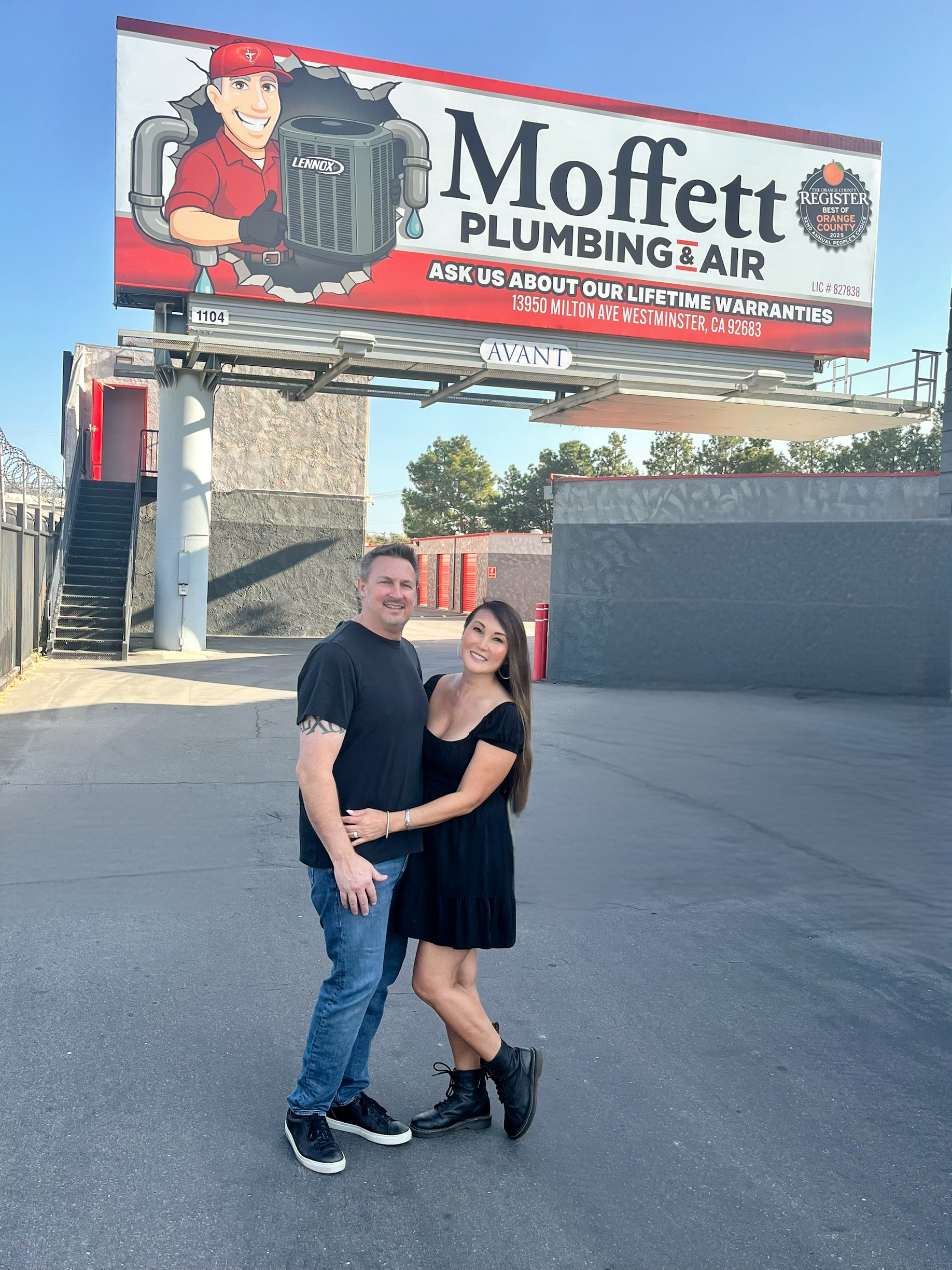 Experience the trusted service of Moffett Plumbing & Air, proudly serving the community with lifetime warranties!