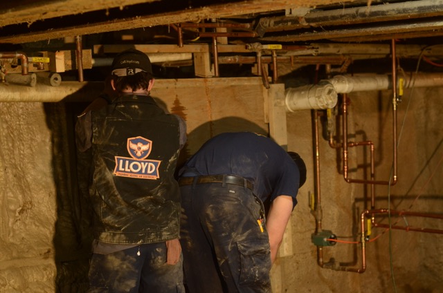 Trust Lloyd Plumbing, Heating, Air, Electrical to handle tight basement plumbing with skilled technicians who prioritize safety and quality workmanship.