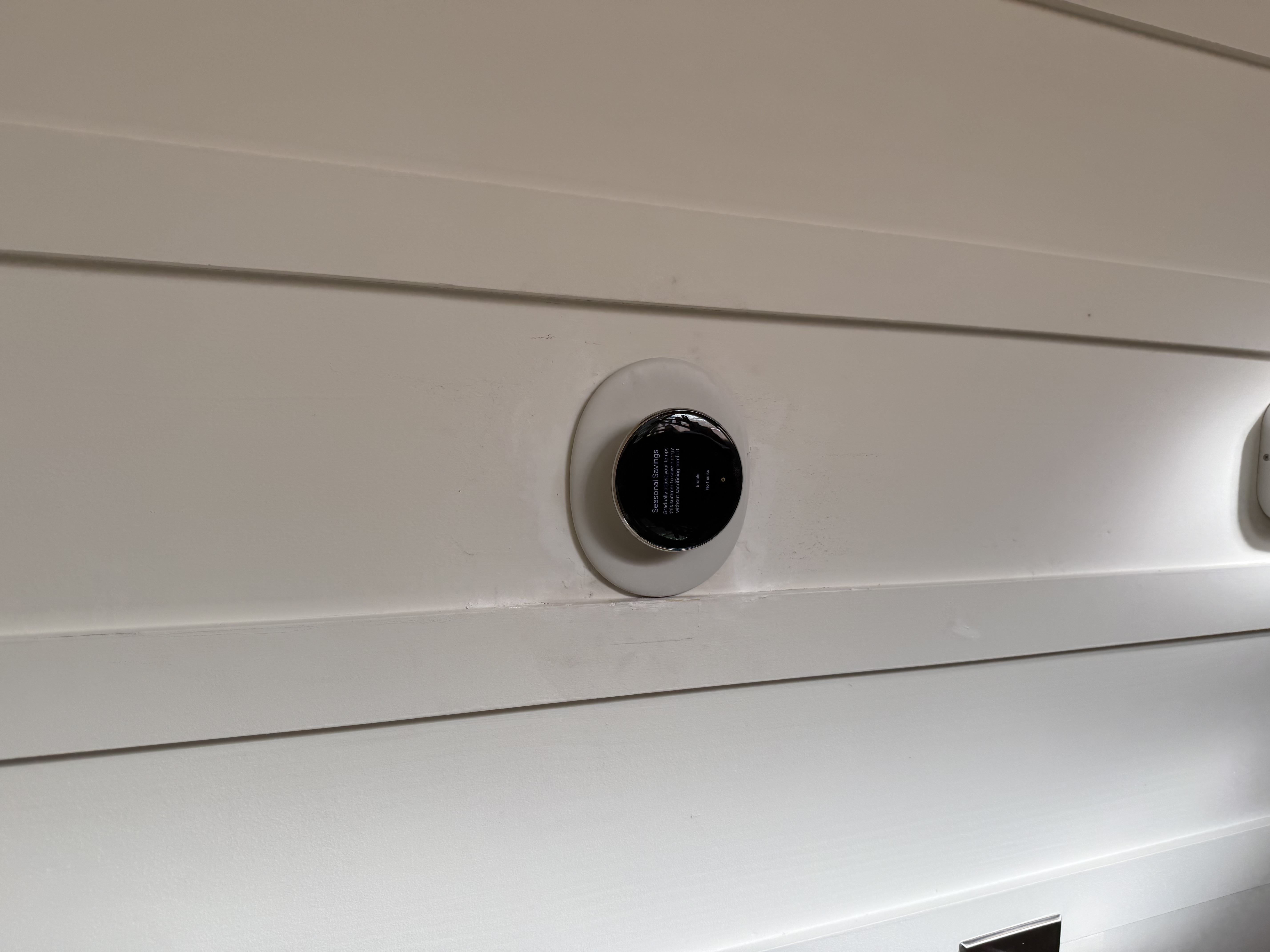 Powell Electric installs smart home devices with careful, clean workmanship so your thermostat looks seamless and operates reliably.