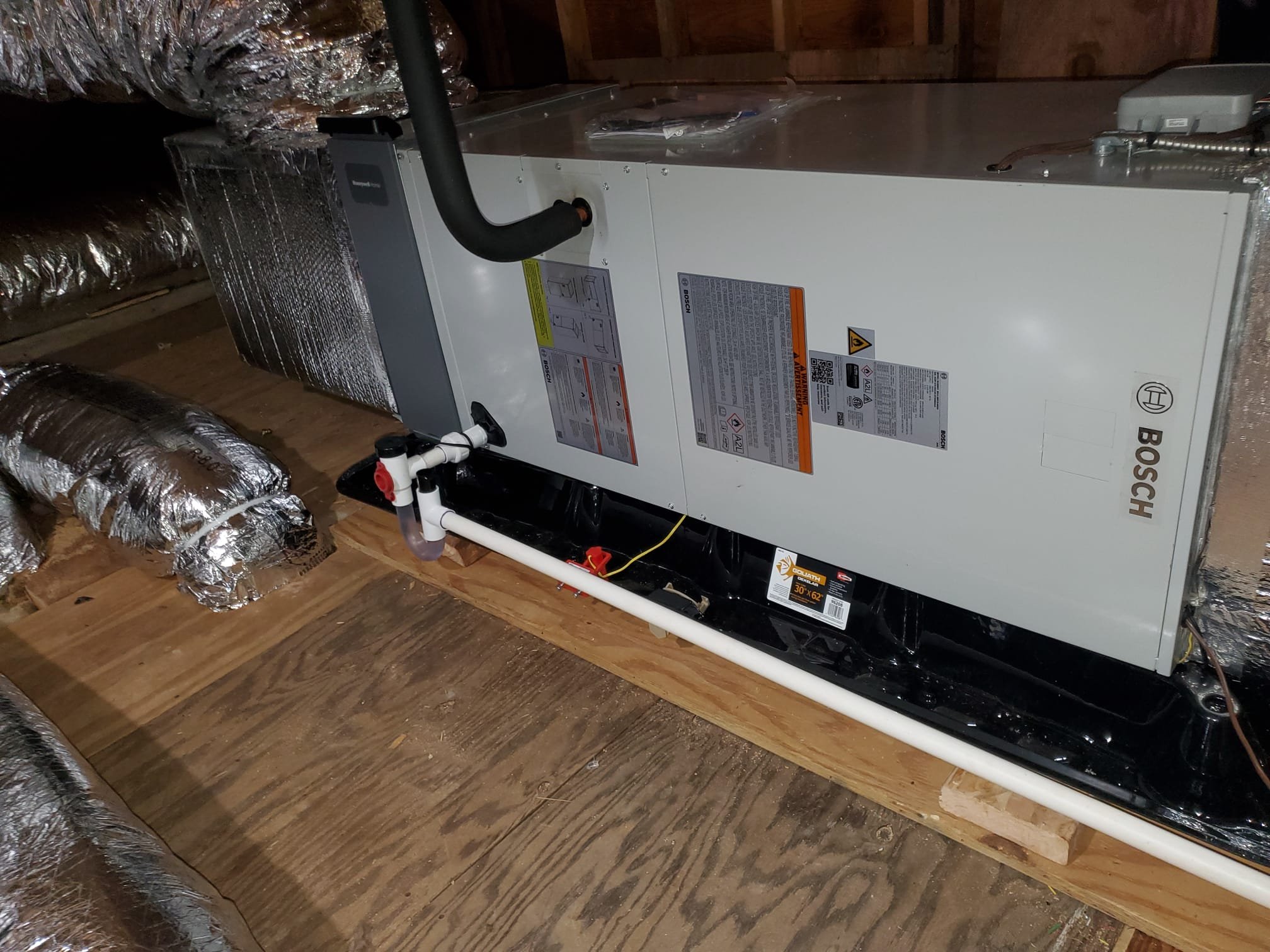 Experience the pinnacle of comfort with Service Professionals and our top-notch Bosch HVAC systems, installed with precision and care.