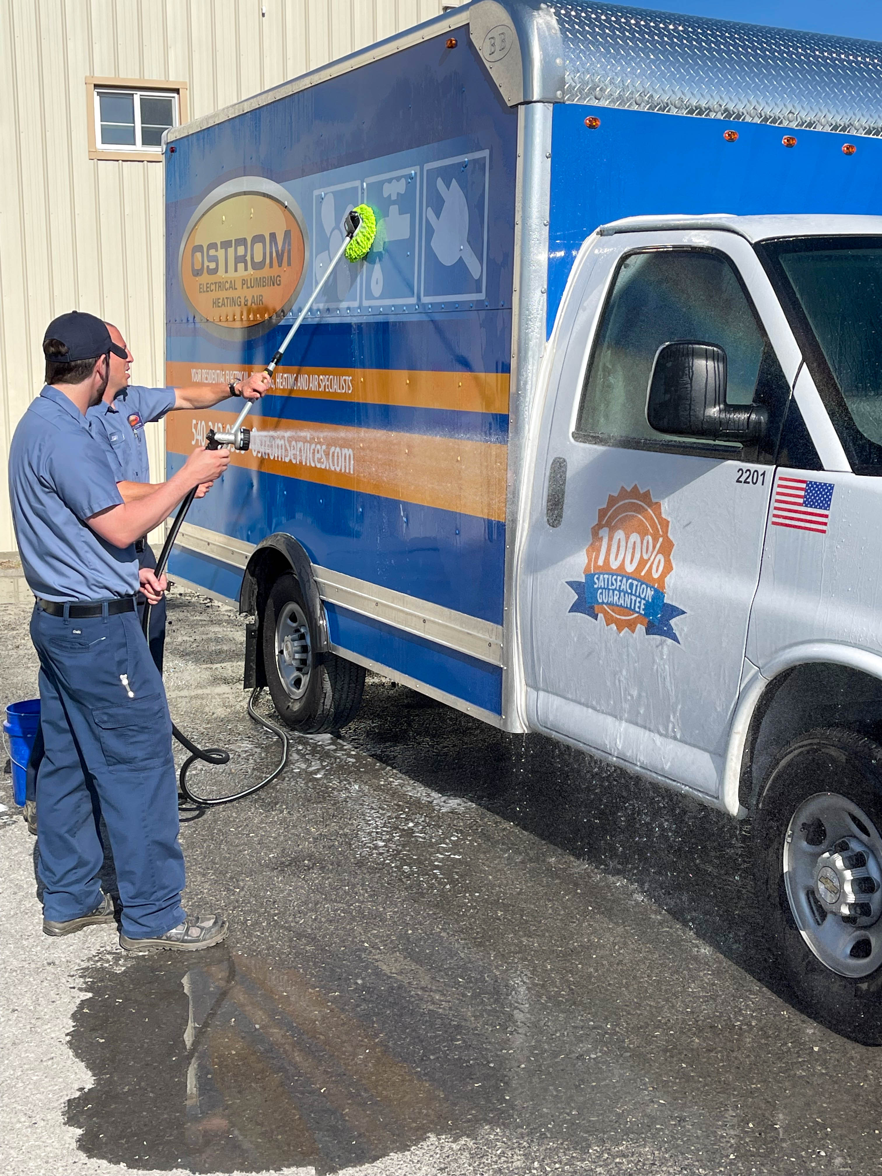 Trust Ostrom Electrical Plumbing Heating & Air Conditioning for professional services backed by a 100% satisfaction guarantee.