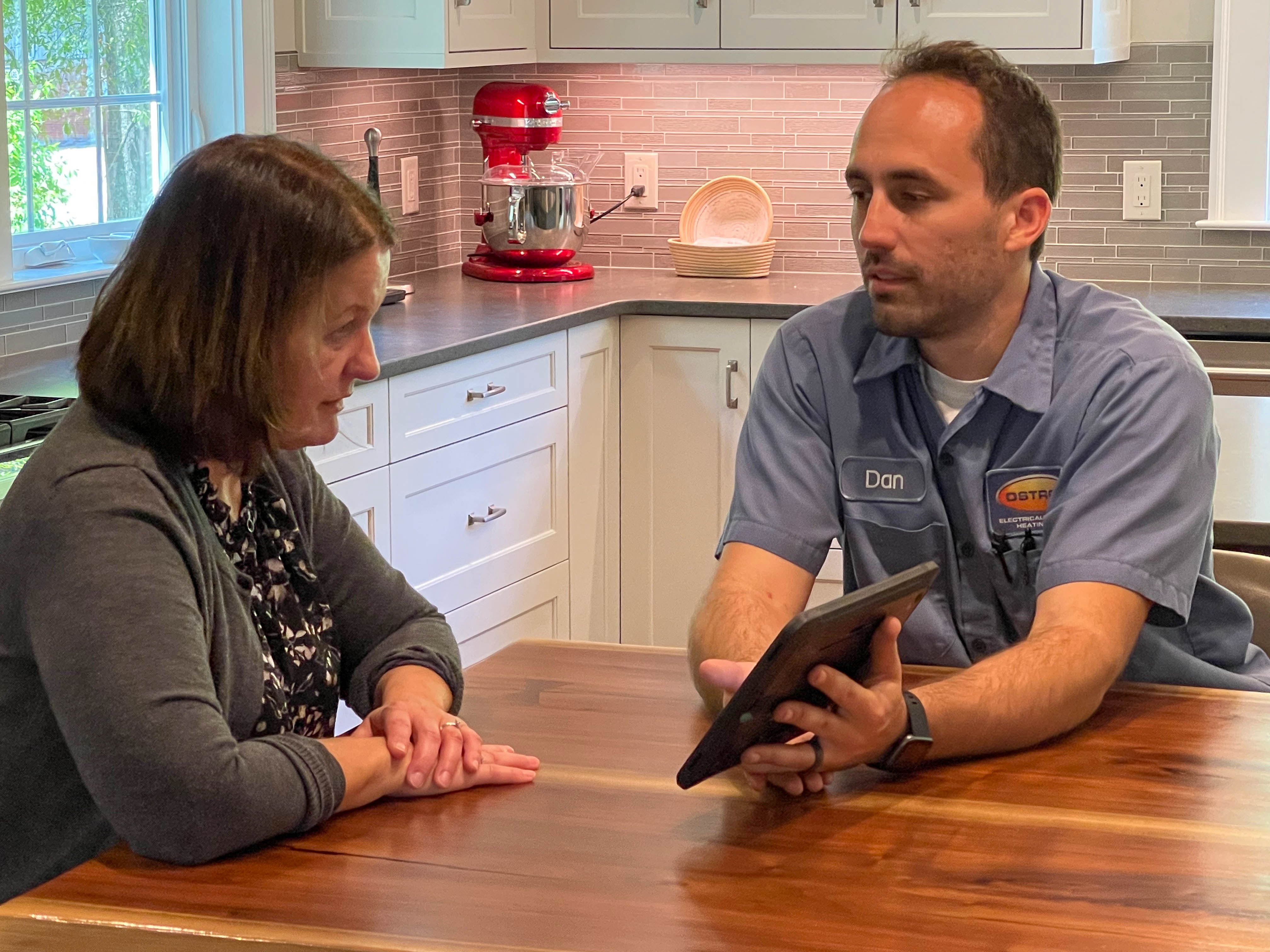Experience professional, customer-focused services with Ostrom Electrical Plumbing Heating & Air Conditioning.